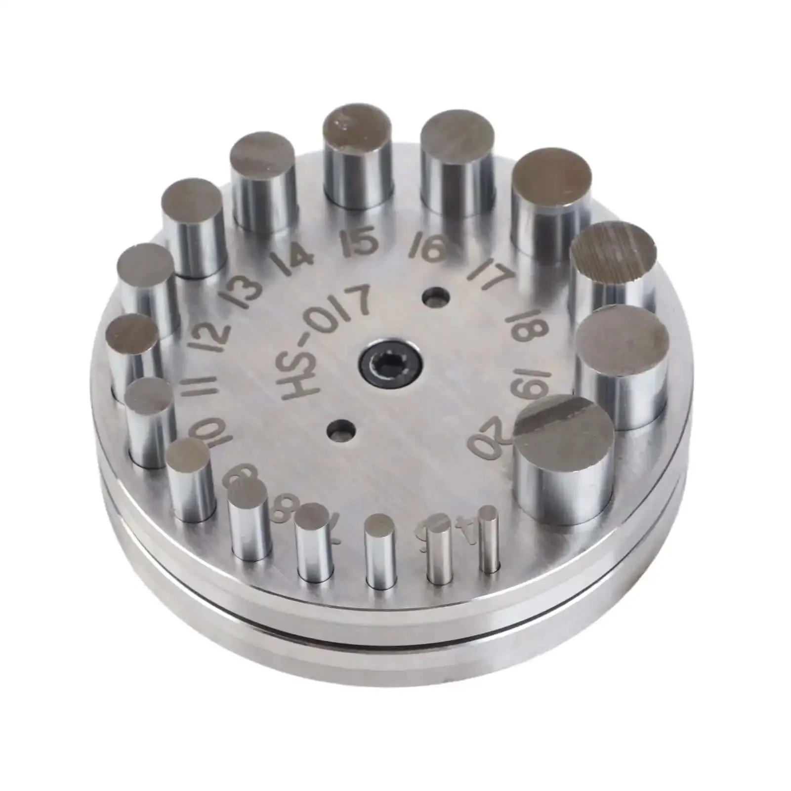 Pro Grade Disc Cutter Set For Jewelry Making With Seventeen Dies Heavy Duty Metal Forming Punch Tool For Craftsmen DIY Ring Leather And Paper Punching For Home Workshop Use - Image 8