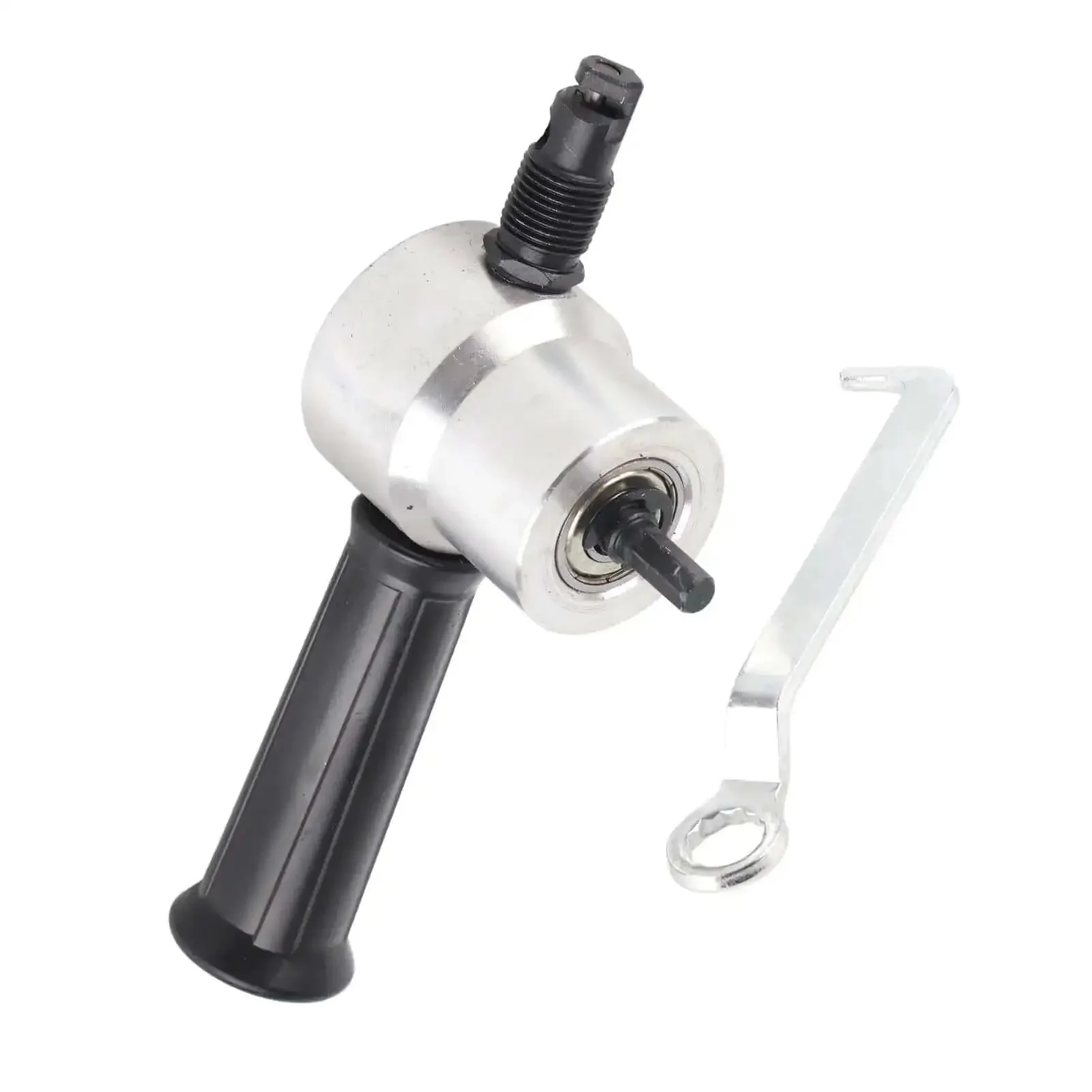 Pro Grade Double Head Metal Nibbler Cutter For Sheet Metal And Aluminum Construction Built Tough With Drill Compatibility And Wrench Included Delivers Smooth Cuts At Angles Perfect For Tile Edges Panel Work And Auto Body Projects - Image 9