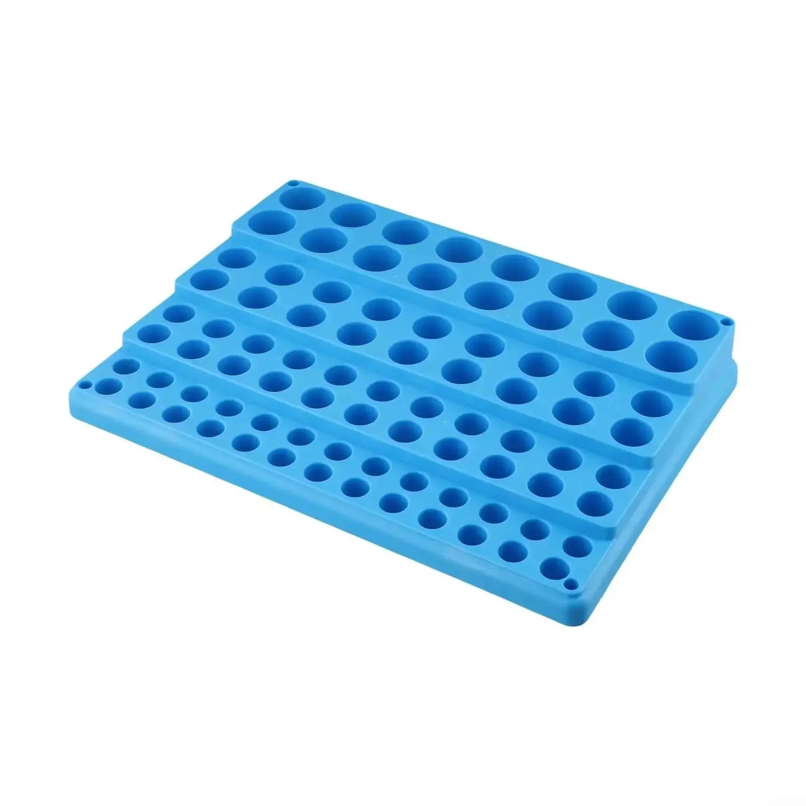 Pro Grade Drill Bit And End Mill Storage Box Organizer With 82 To 288 Hole Capacity For 4 To 32 mm Tools Hardened Plastic Tool Holder Case For CNC Milling Woodworking And Mechanical Processing 4 To 16 mm 200 Holes - Image 7