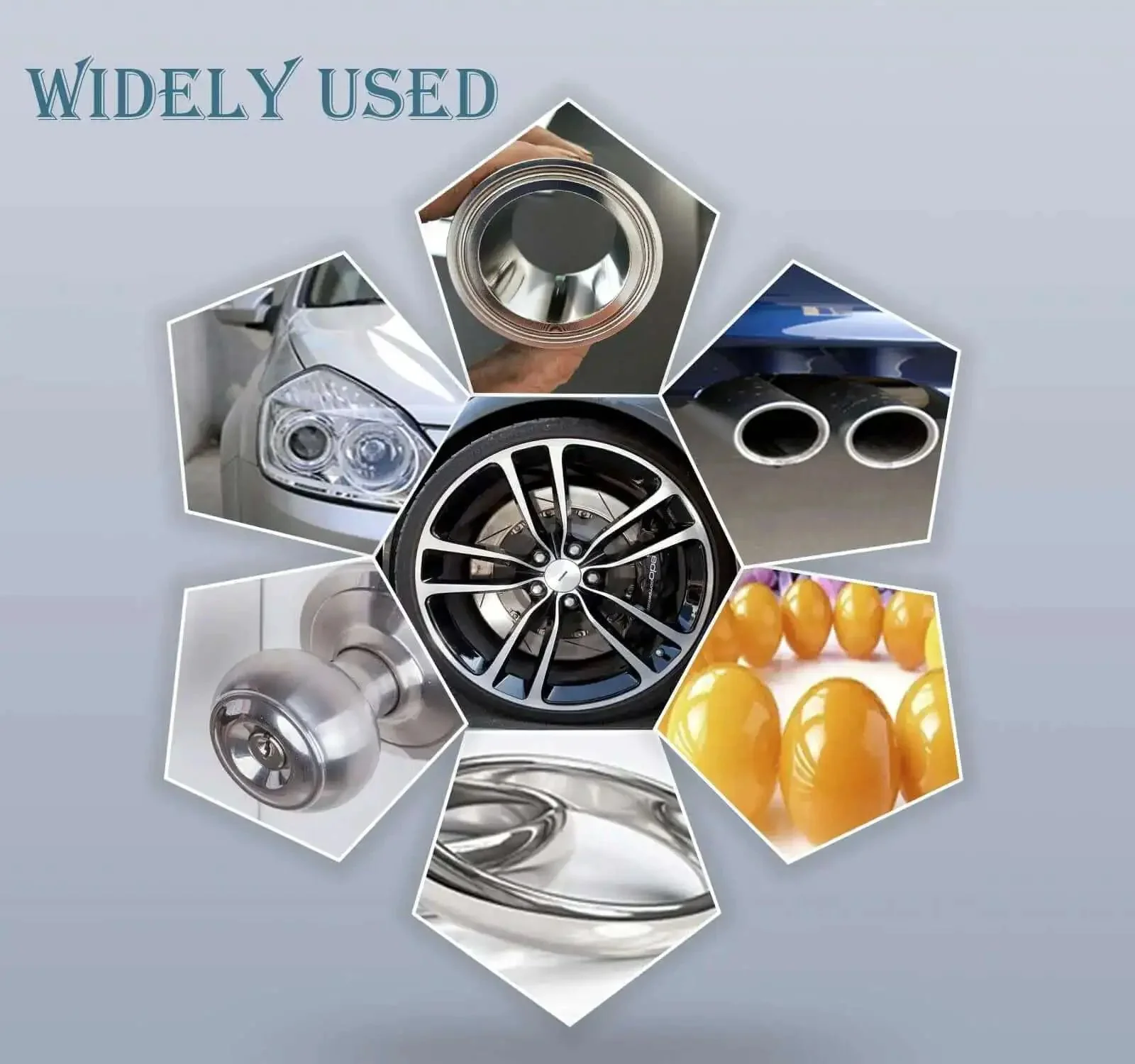Pro Grade Drill Buffing Wheel Kit With 19 Piece Polishing Set Including 6 Polishing Compounds, 5 Felt Polishing Wheels, And 2 Inch 3 Inch 4 Inch Pads In Mushroom Conical Cylindrical Shapes For Aluminum Stainless Steel Chrome Glass Metal Car Detailing - Image 3