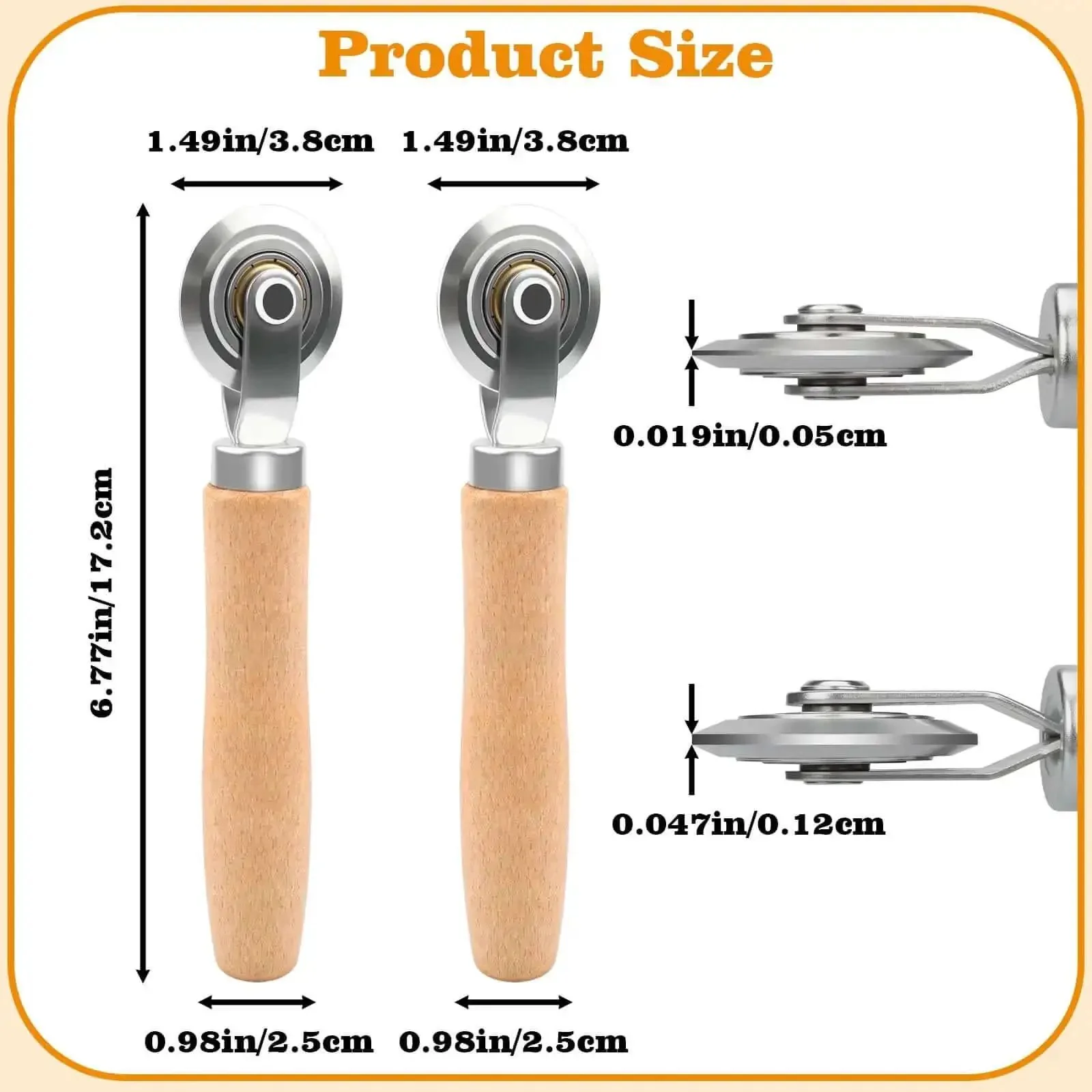 Pro Grade Dual Size Box Resizer Tool Set With 0.5mm And 1.2mm CAMs For Scoring Cardboard Corrugated Paper And Metal Sheets Perfect For Card Making And Scoring Boards Includes 2 Pcs - Image 7