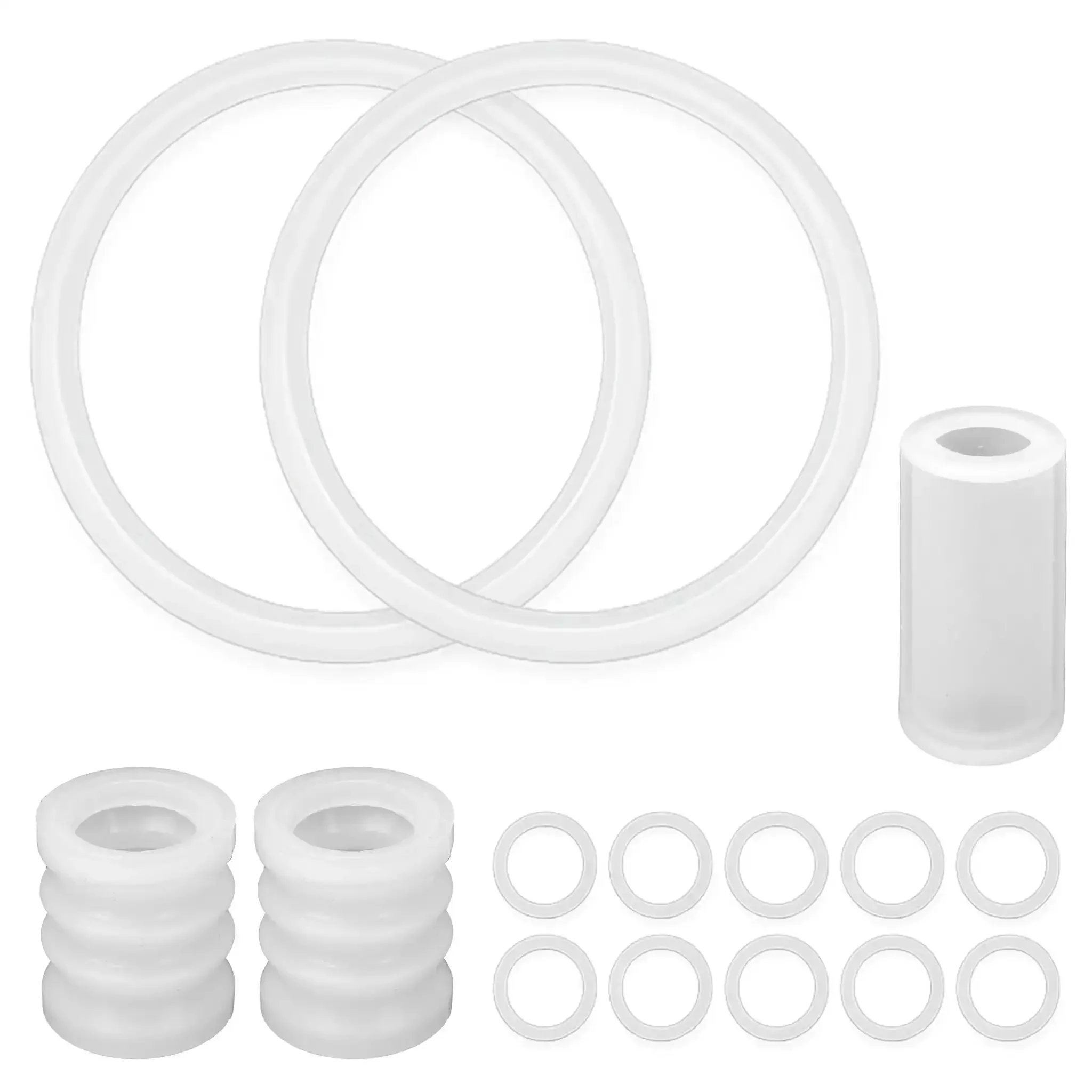Pro Grade Food Grade Silicone Seal Kit For Soft Serve Ice Cream Makers 15 Piece O Rings And Gasket Set Compatible With YIKAFU YKF COOCO Machines Replacement Spare Parts