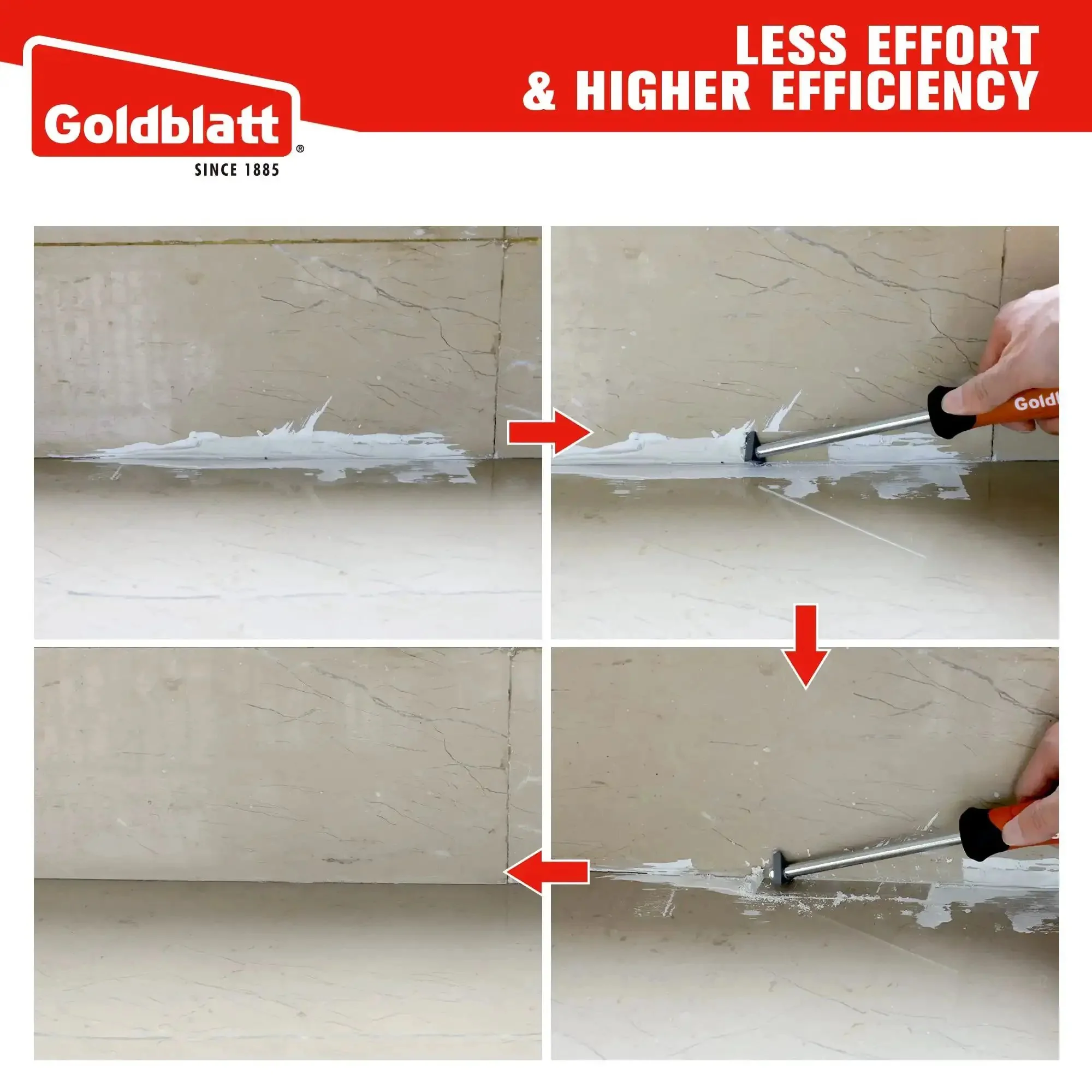 Pro Grade Grout Removal Tool With Replacement Carbide Tip Caulking Remover And Scraper With Soft Grip Handle For Cleaning Floor Tile Gaps Joints And Corners - Image 4