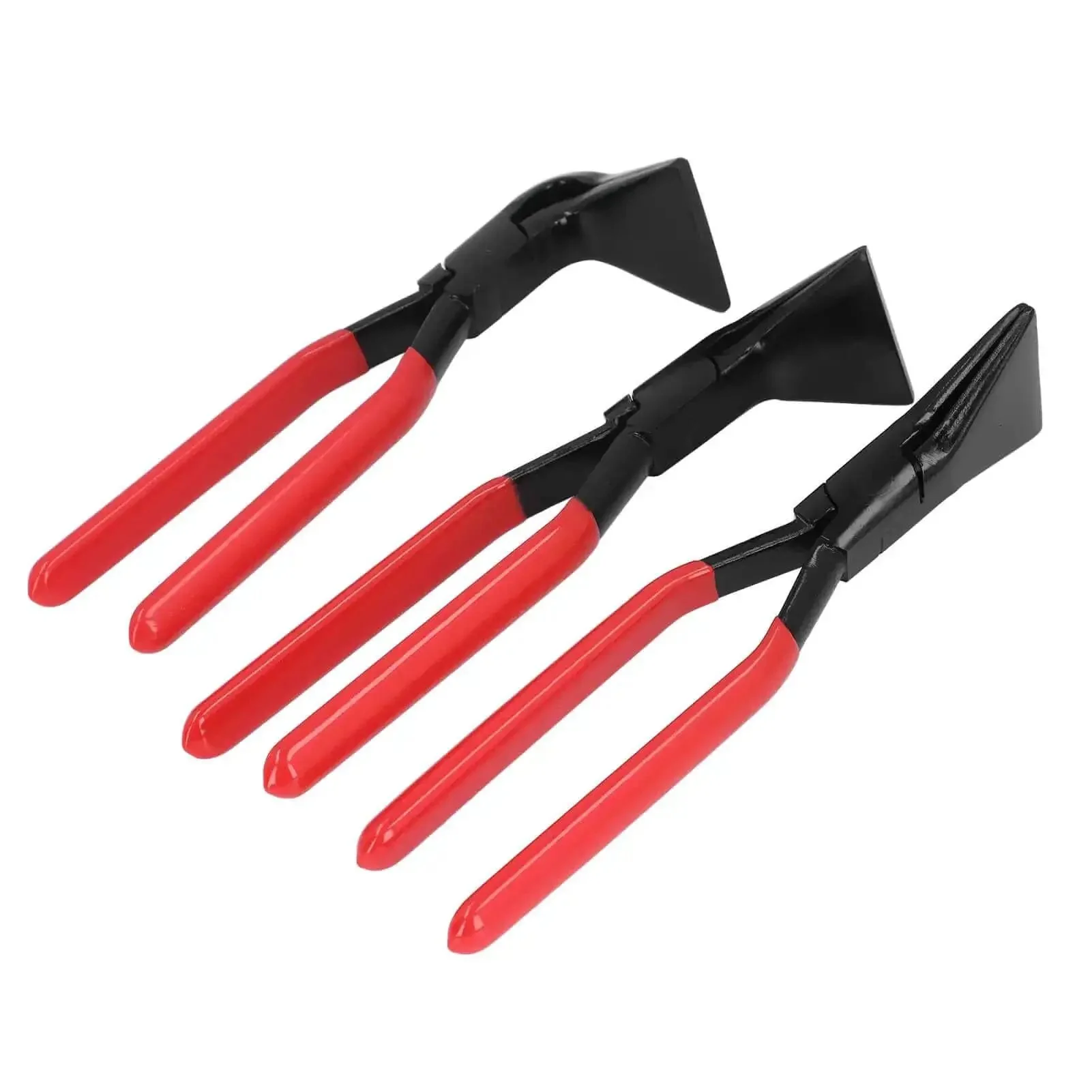 Pro Grade Hand Seamer Pliers With Interchangeable Straight 45 Degree And 90 Degree Jaws For Precise Sheet Metal Flattening And Bending High Carbon Steel 30-35 HRC 2.36 Inch Wide Jaws Built For HVAC And Metalworking - Image 3