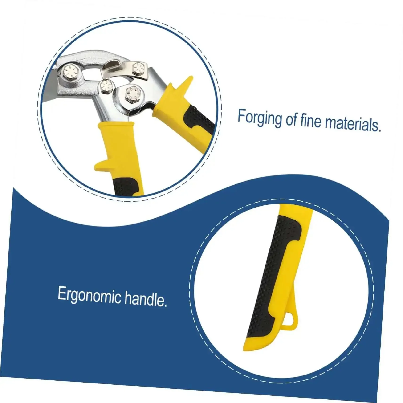 Pro Grade Hand Seamer Tool For Ductwork With Ergonomic Folding Design And Wide Plate Bender For Precision Metal Fabrication, Fatigue Busting Grip And Easy Clamping For Flat, Square Bends - Image 8