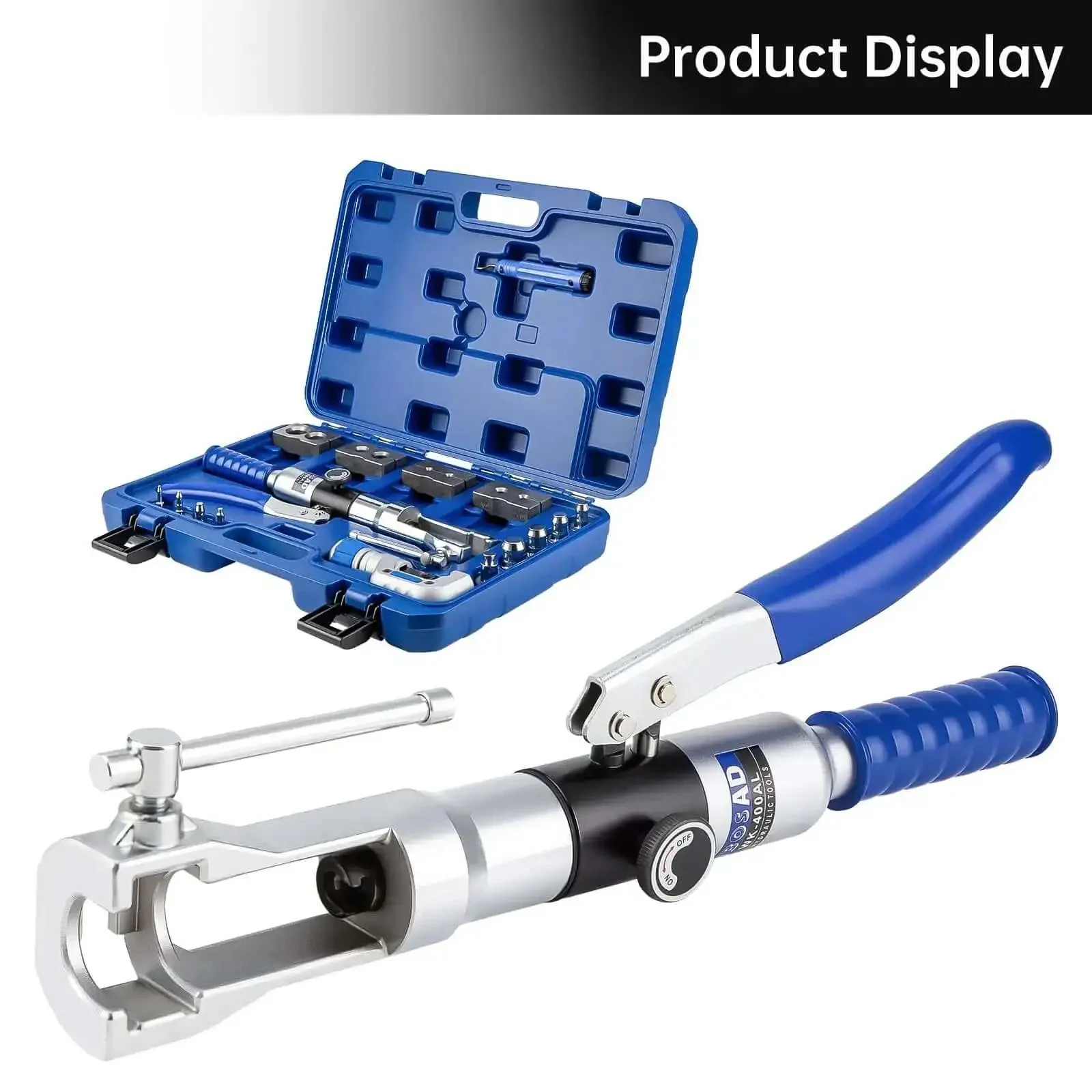 Pro Grade Handheld Hydraulic Flaring Tool Kit For 3/16 To 7/8 Inch Copper Tubing With Swaging Tools And Extrusion Type Water And Gas Line For HVAC And Automotive Plumbing Not For Brake Lines Or Fuel Transmission - Image 3