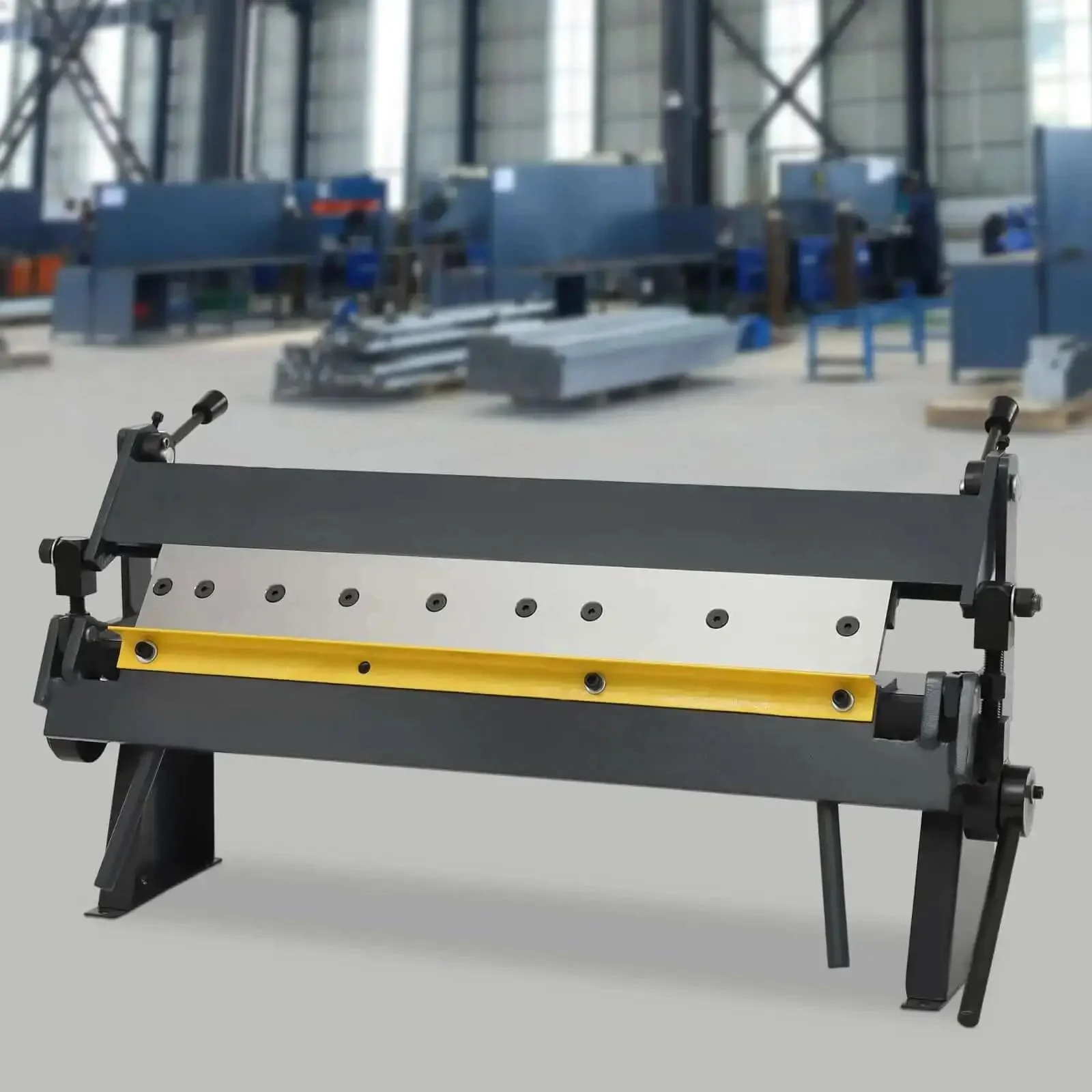 Pro Grade Heavy Duty Sheet Metal Brake 24 Inch Capacity With Removable Fingers 0 To 135 Degree Bend Box And Pan Floor Model For Home Shop Pro Projects Durable Versatile Metal Bender - Image 6