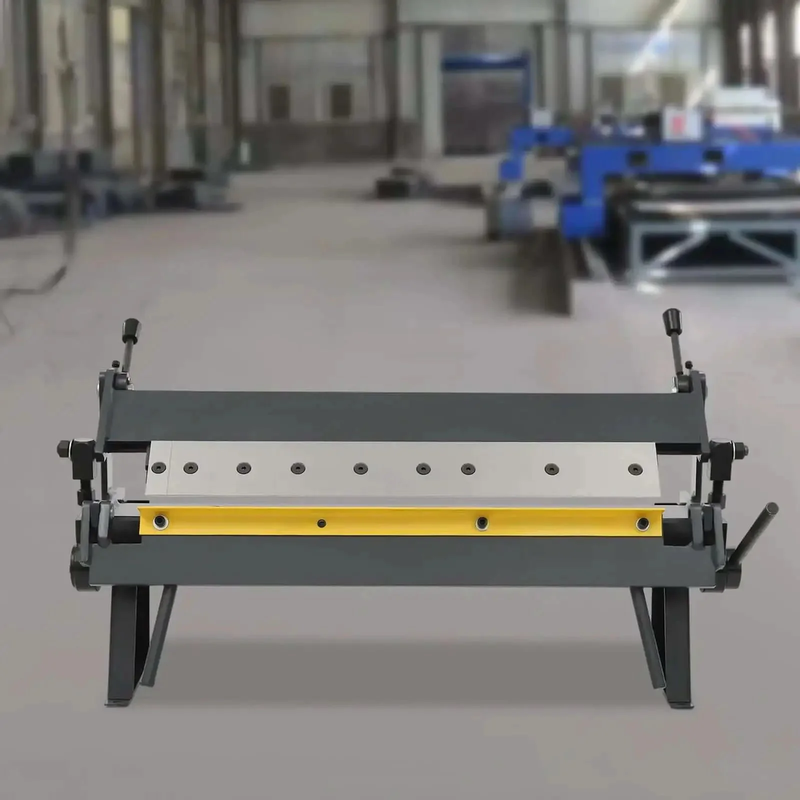 Pro Grade Heavy Duty Sheet Metal Brake 24 Inch Capacity With Removable Fingers 0 To 135 Degree Bend Box And Pan Floor Model For Home Shop Pro Projects Durable Versatile Metal Bender - Image 7