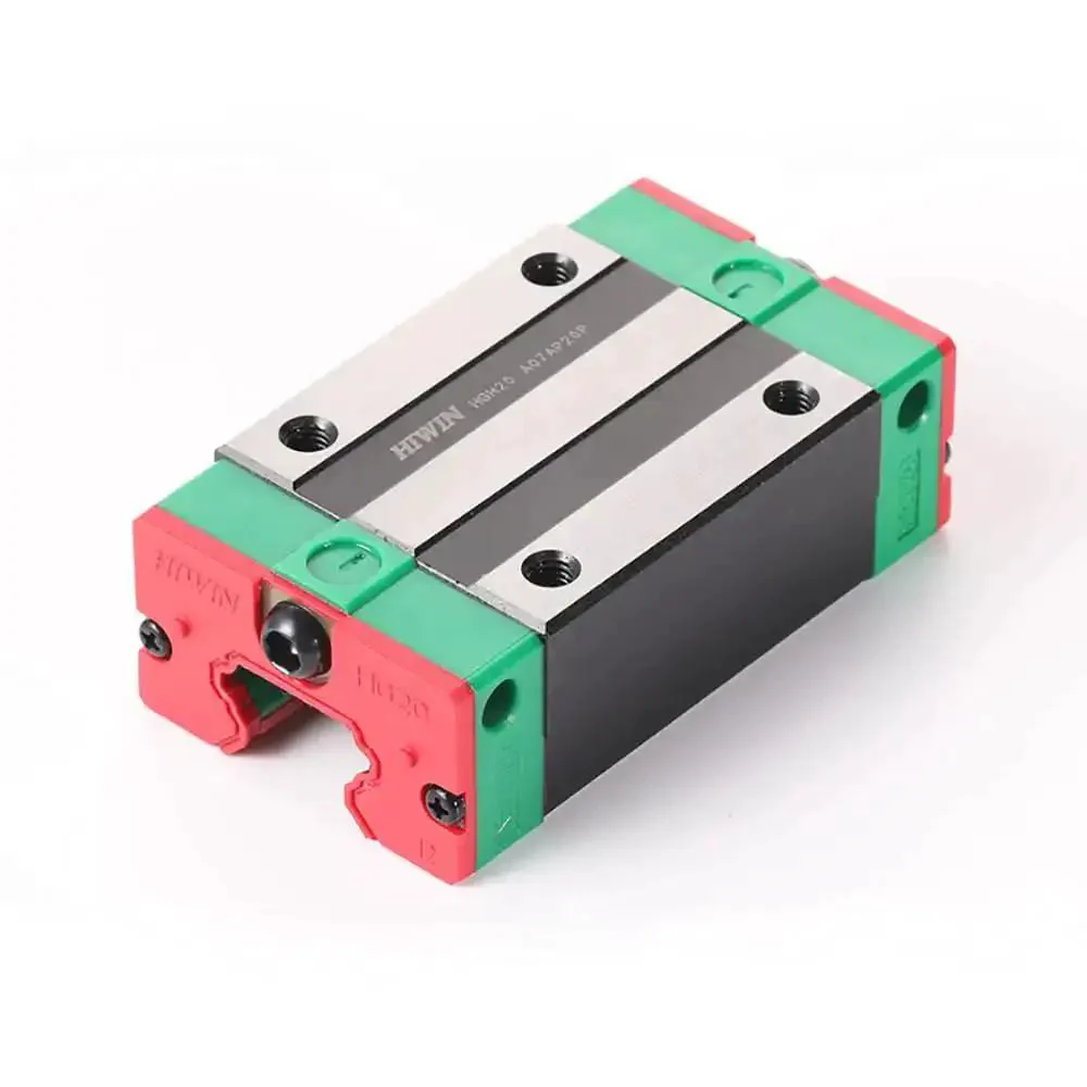 Pro-Grade HGH20 HIWIN Linear Block for HGH20CA Linear Motion Slider Rail Guide, High Speed And High Load Performance, Ultra Rigidity And Precision, Interchangeable Centering, Automatic Centering, Ideal For CNC And Robotic Systems