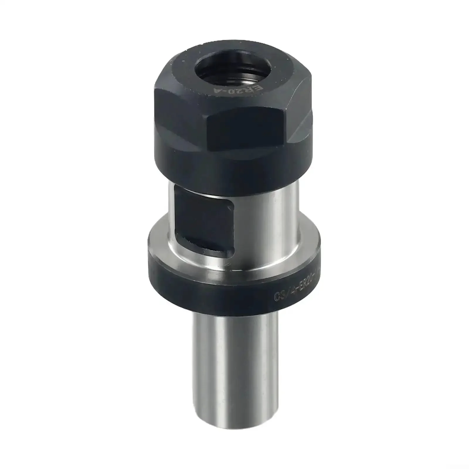 Pro Grade High Precision ER20 Collet Chuck Holder For CNC Lathe And Milling Machines 0.38L Silver Tool Built For 12000 RPM No Joke Precision 0.0003 TIR Accepts All ER20 Collets Versatile Metalworking Setup - Image 9