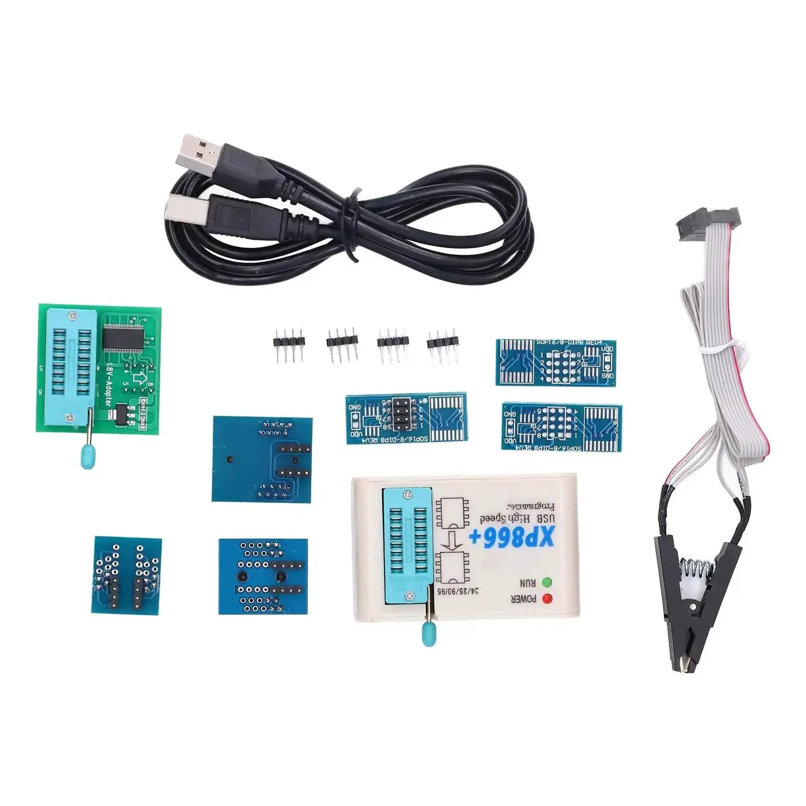 Pro Grade High Speed USB SPI Flash Programmer Kit for BIOS Chips and EEPROMs XP866 Universal Programmer With Lightning Fast Read and Write for EN25T80 and 24 25 93 Series Chips DIY Circuit Programming Tool - Image 9