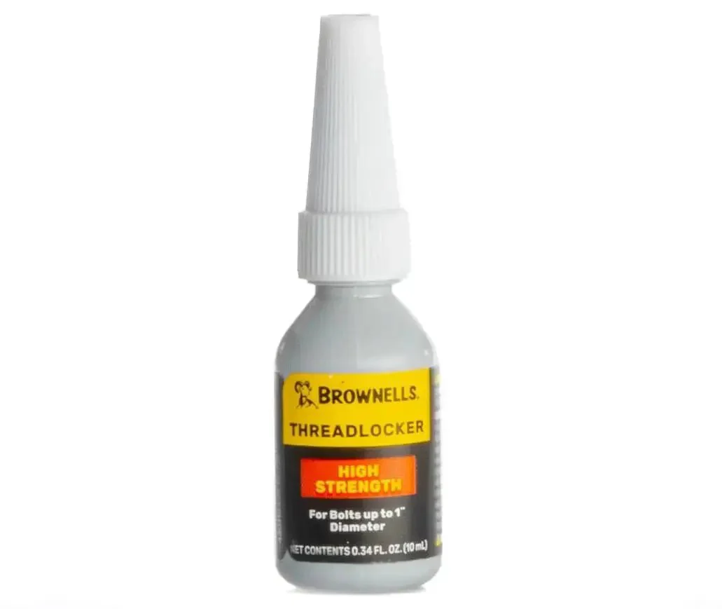 Pro Grade High Strength Red Threadlocker 10ml Bottle For Permanent Lock On Metal Fasteners USA Made Locks Bolts In Tight For A Solid Hold Not For Plastics Or Oxygen Rich Environments