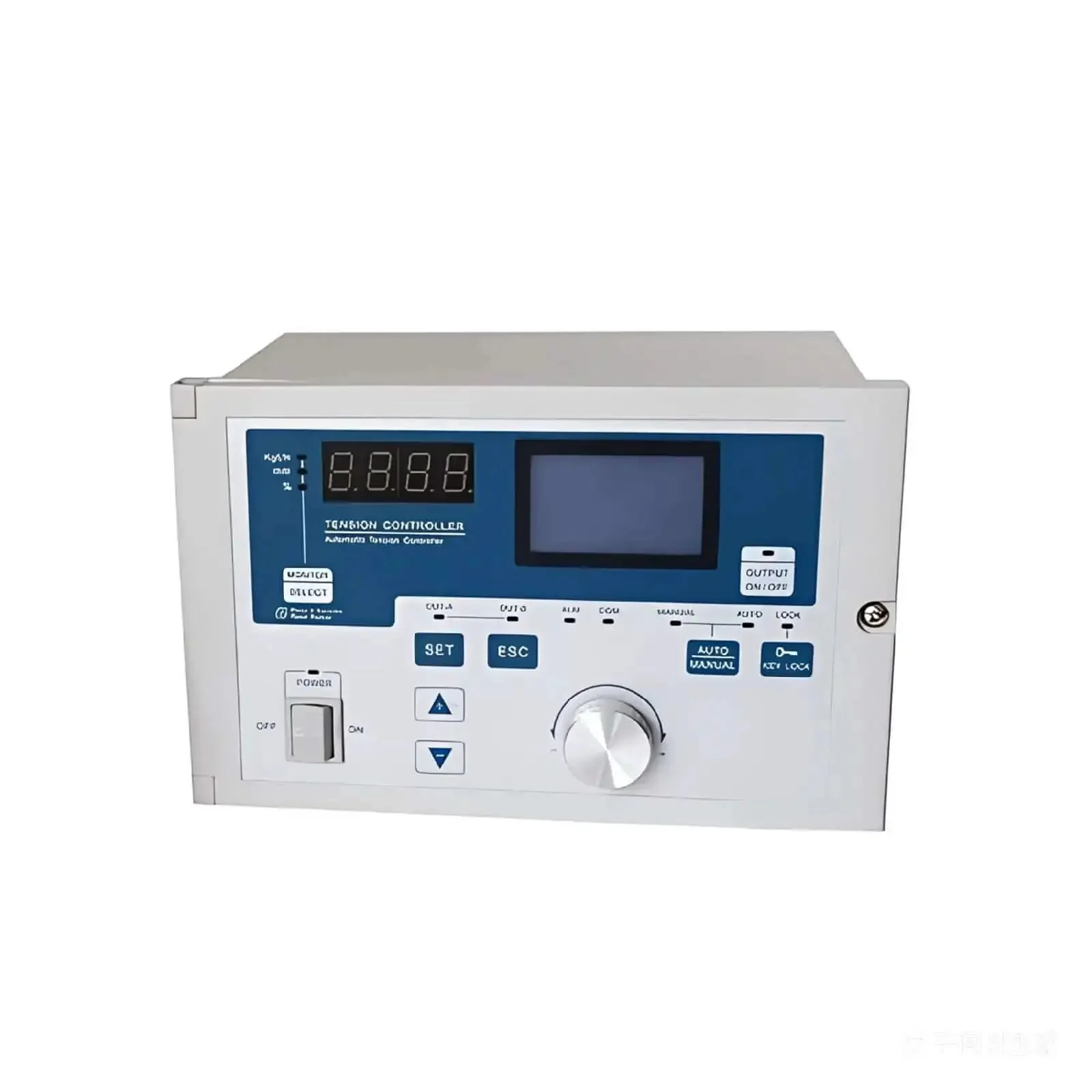 Pro Grade Industrial Web Tension Controller For Magnetic Particle Clutch And Brake, Automatic Tension Control System With LCD Display And Dual Analog Output, 500 Nm Tension Detector, 185 To 240V AC, Precision PI Control, RS232 RS485