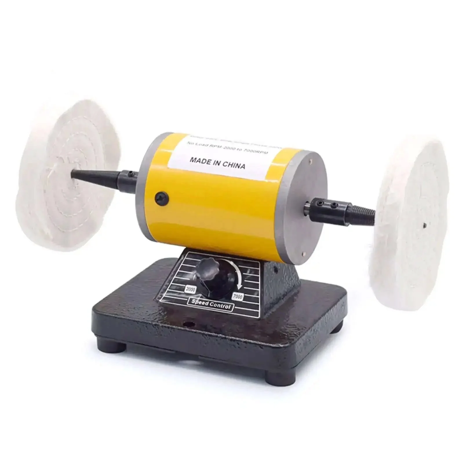 Pro Grade Jewelry Polisher Bench Buffer Grinder Mini Buffing Tool With High Performance Variable Speed Perfect For Beads Metals Glass Wood And Handmade Parts For Beads And Jewelry Making