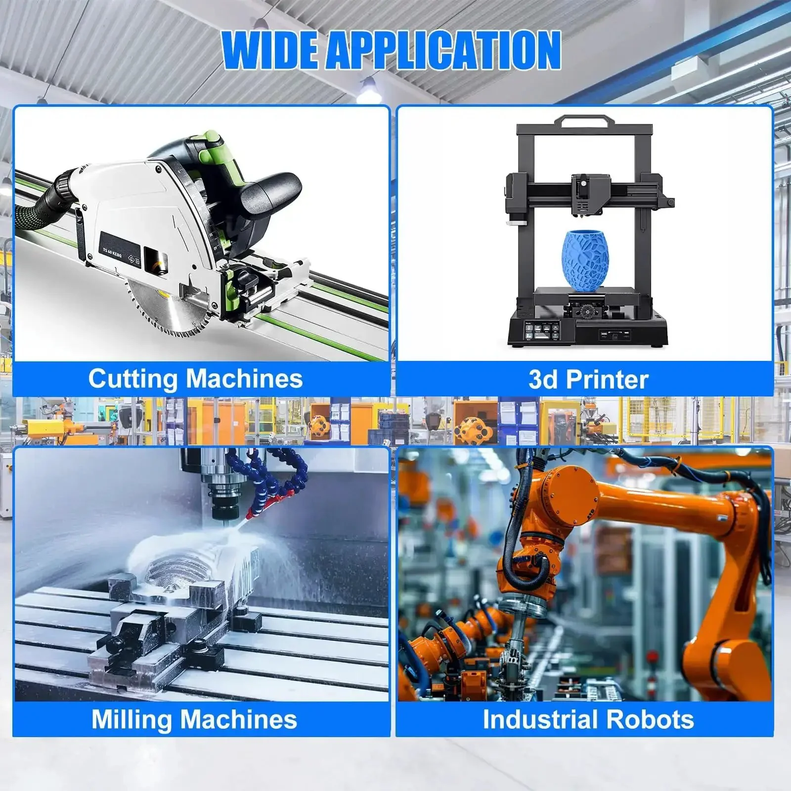 Pro Grade Linear Guide Rail Kit With 200mm Rails And Four HGH20CA Bearing Blocks For 3D Printers, CNC Routers, Lathes, And DIY Automation Projects Delivering Workhorse Precision, Rust Resistant Build, Easy Install, And Plug And Play Setup - Image 2