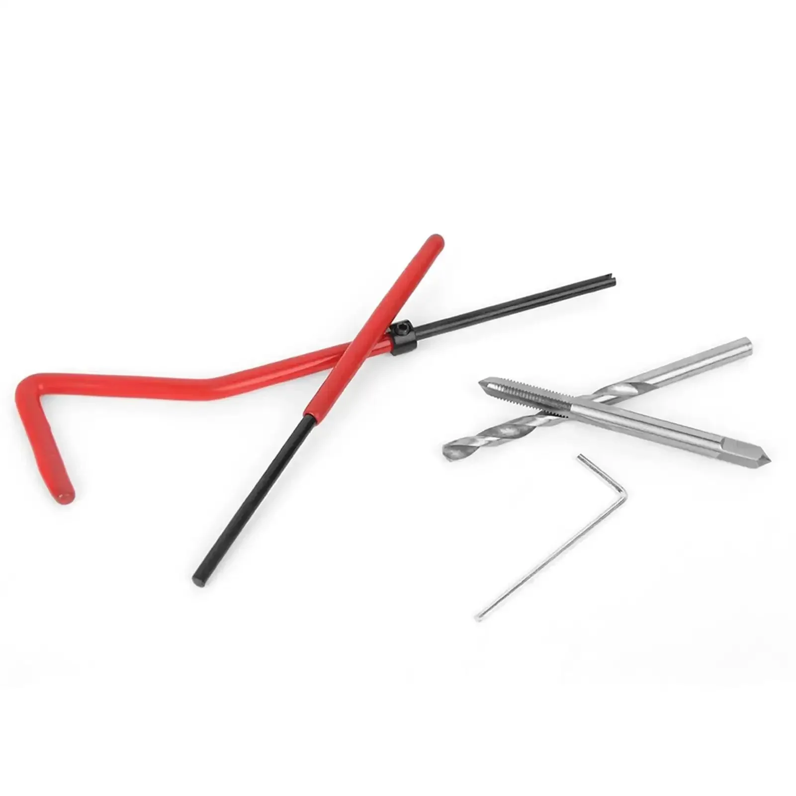 Pro Grade M4 Thread Repair Kit 25 Piece Set For Fixing Stripped Holes And Cross Threads, Cutter And Insert Kit For Auto And Industrial Machinery Maintenance - Image 4
