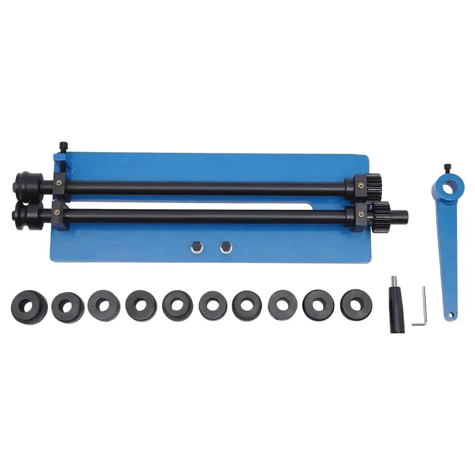 Pro Grade Manual Bead Roller With Six Dies Set For Sheet Metal Fabrication, Handles One Sixteenth To One Quarter Inch Step And One Quarter To One Half Inch Bead Dies, Heavy Duty Hardened Steel, Rust Resistant, Automotive Pro Kit - Image 6