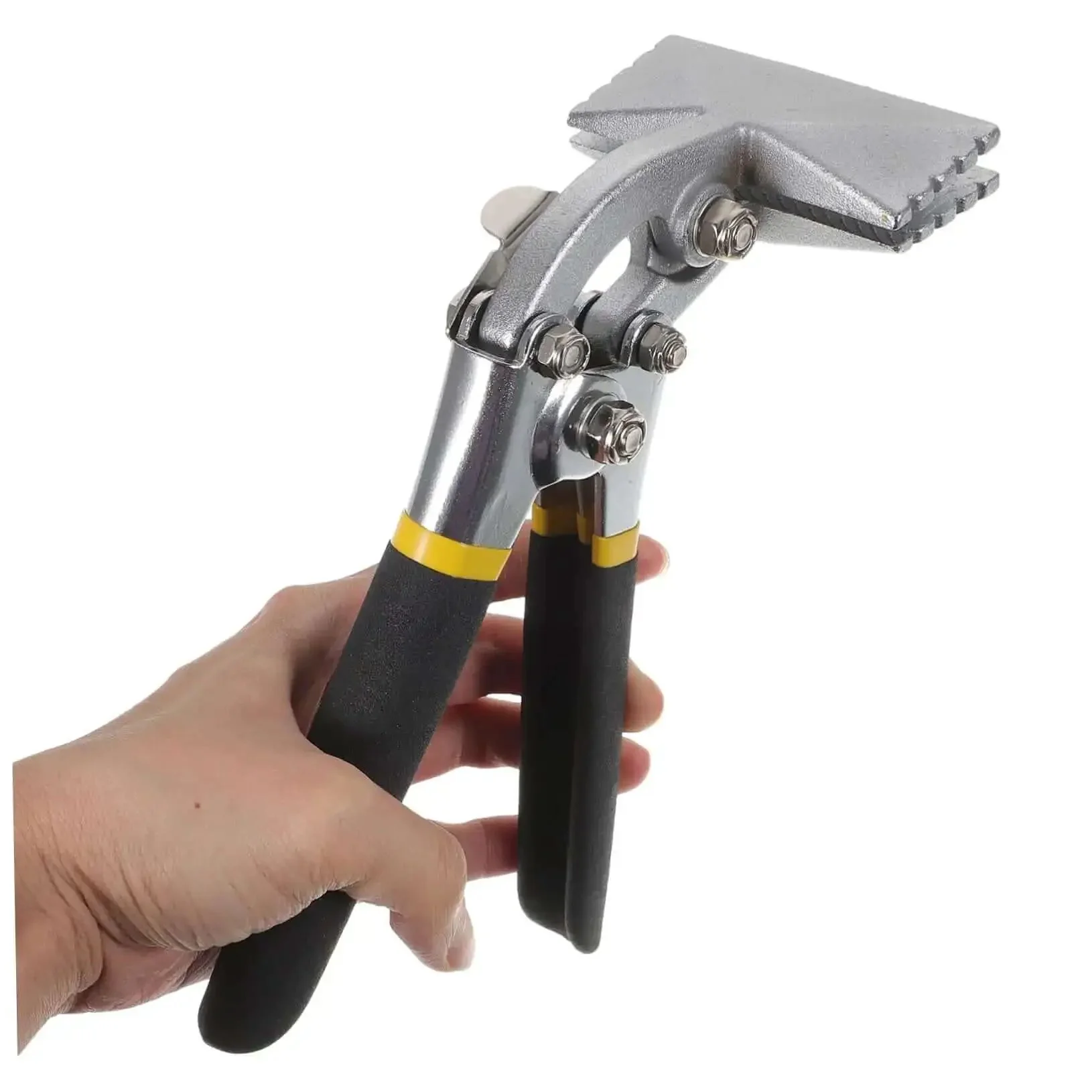 Pro Grade Manual Metal Bender Tool For Sheet Metal And Flat Bar Seaming Pliers Duckbill Pliers Set Anti Slip Roofing Tool For Standing Seam Light Steel Door Keels Window Frames DIY Metal Work - Image 2
