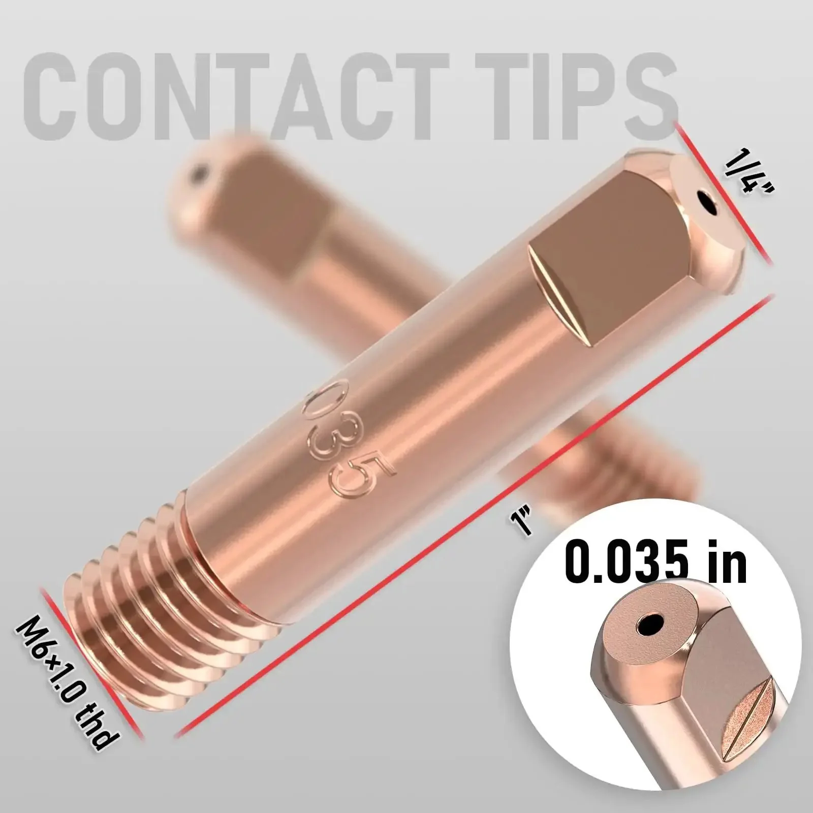 Pro Grade MIG Welding Gun Kit With.035 Tip Nozzle Diffuser For Lincoln Magnum 100L And Tweco Mini 1 Torches, Quick Drop In Direct Fit For Welders, Replacement Parts, Durable And Easy To Install - Image 7