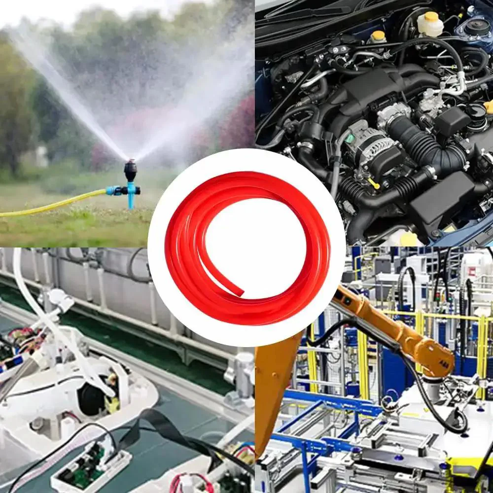 Pro Grade Red Silicone Vacuum Tubing For Food Grade Transfer, Half Inch ID, Five Eighths Inch OD, 3.28 Feet Long, High Temperature FDA Compliant Hose For Pump Water And Air Lines, Minus Sixty To One Ninety Celsius - Image 2