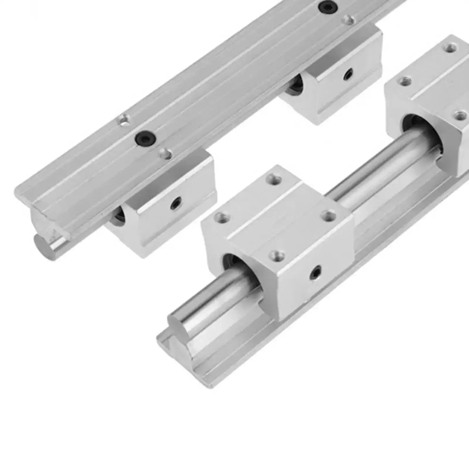 Pro Grade SBR20 Linear Rail Kit 1500mm With 4 SBR20UU Bearing Blocks For Automated Machines And DIY CNC Routers 59 Inch Long Rails High Precision Easy Mounting And Smooth Operation - Image 5