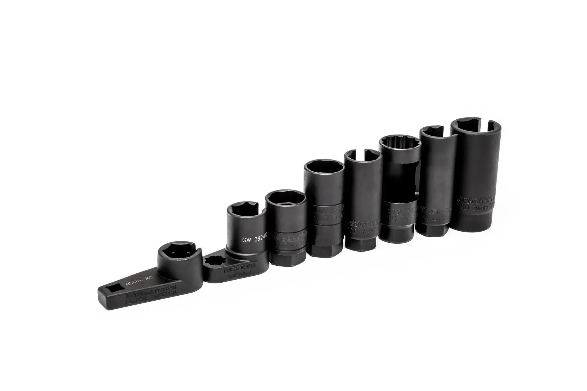 Pro Grade Sensor And Sending Socket Set For Oxygen Sensors And Vacuum Switches Three Eighths Drive Includes Seven Eighths Slotted Socket For O2 Units And Twenty Two Millimeter Sensor Uni Socket Eight Piece Kit - Image 4