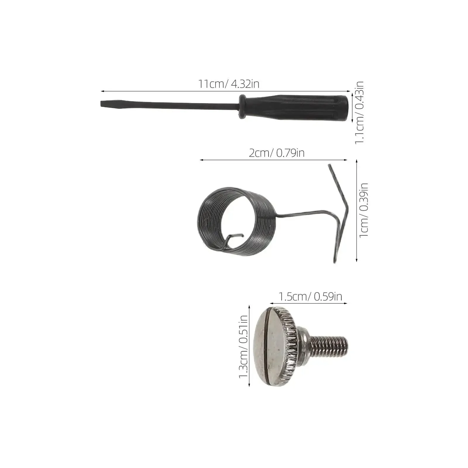 Pro Grade Sewing Machine Replacement Screw Kit With Spring Set For Industrial Flat Machines Heavy Duty Metal Fasteners Precision Screws And Bobbin Case Spring Easy Replacement For Maintenance Or Repairs - Image 4