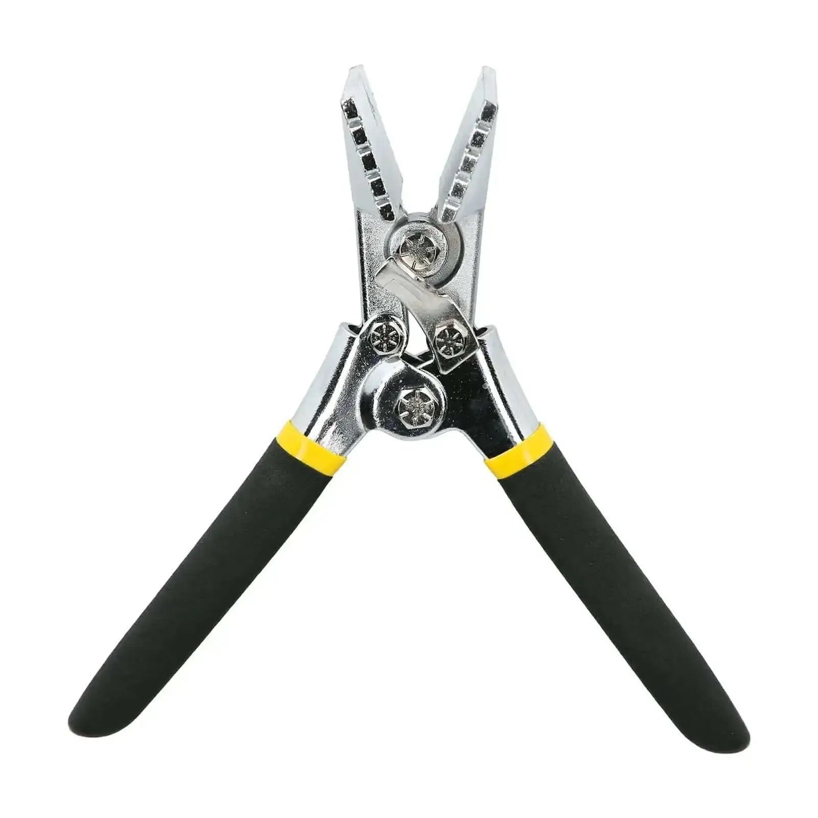 Pro Grade Sheet Metal Bending Pliers Hand Seamer 80mm Multifunctional Straight Bending Tool With Ergonomic Handle For Metal Fabrication DIY Projects Roofing Window And Door Trim - Image 5