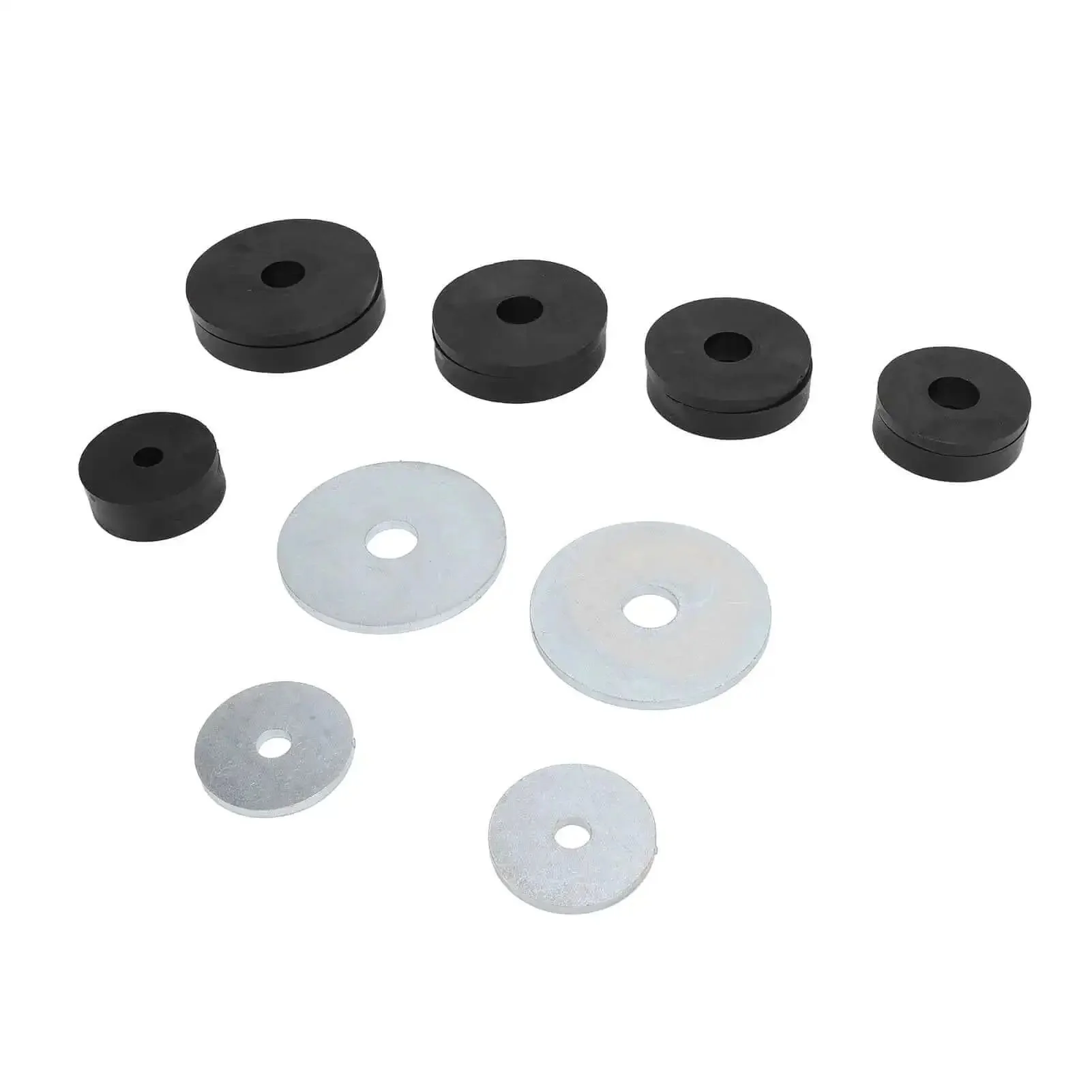 Pro Grade Sheet Metal Dimple Die Set High Strength Carbon Steel Flared Hole Dies With Backing Discs For Harbor Hydraulic Punch Driver Professional Metalworking Tools - Image 2
