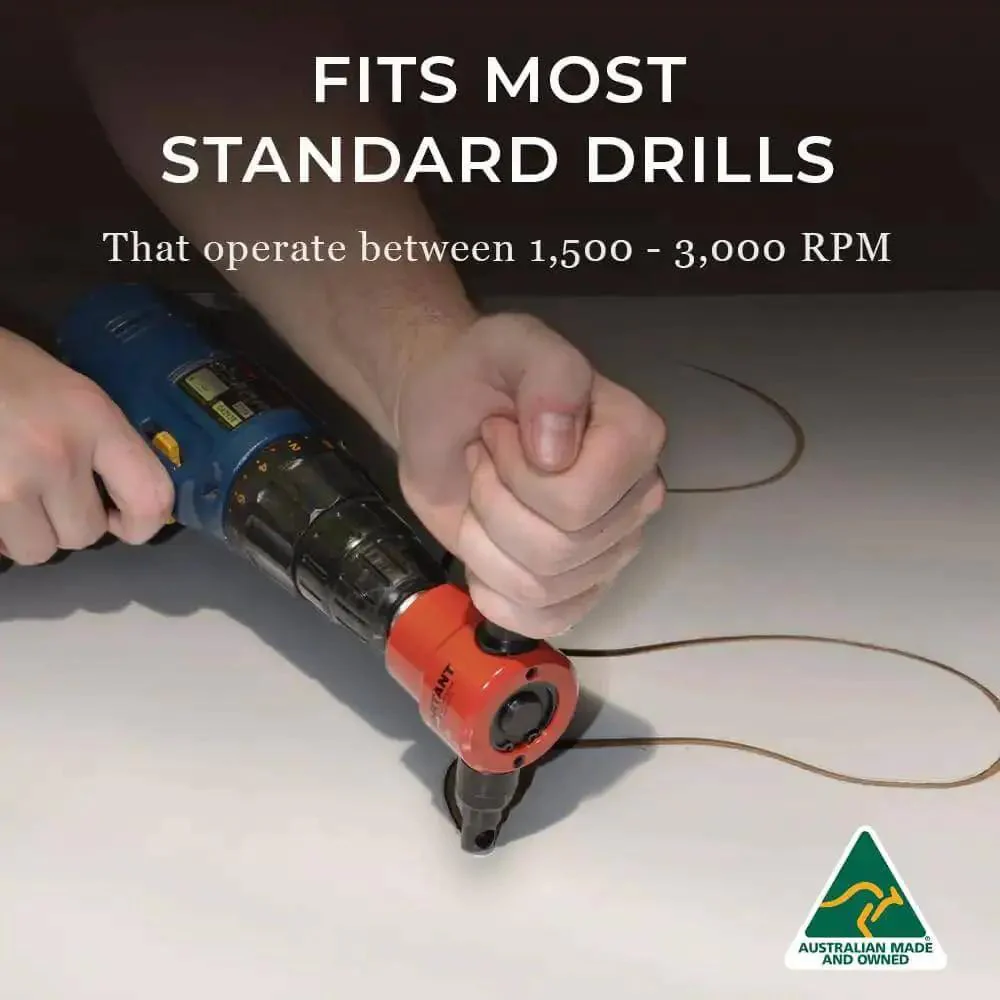 Pro Grade Sheet Metal Nibbler Bundle With Drill Attachment For Straight Lines Curves And Circles Safe And Easy To Use Burr Free Edges Heavy Duty Performance Australian Made - Image 6