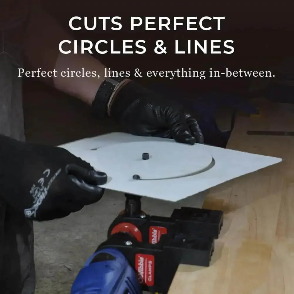 Pro Grade Sheet Metal Nibbler Bundle With Drill Attachment For Straight Lines Curves And Circles Safe And Easy To Use Burr Free Edges Heavy Duty Performance Australian Made - Image 7