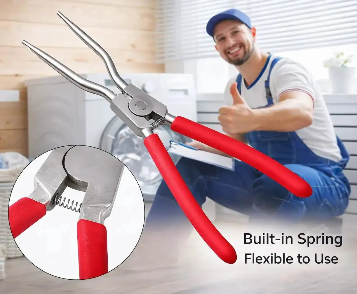 Pro Grade Spring Expansion Tool For Washer Tub Replacement From 2 Inches To 4.1 Inches, Must Have Upgrade For LG Samsung And Kenmore Front Or Top Load Washers, Safe Grip Handle, Boot Door Accessory, Inner And Outer Tub Springs - Image 6