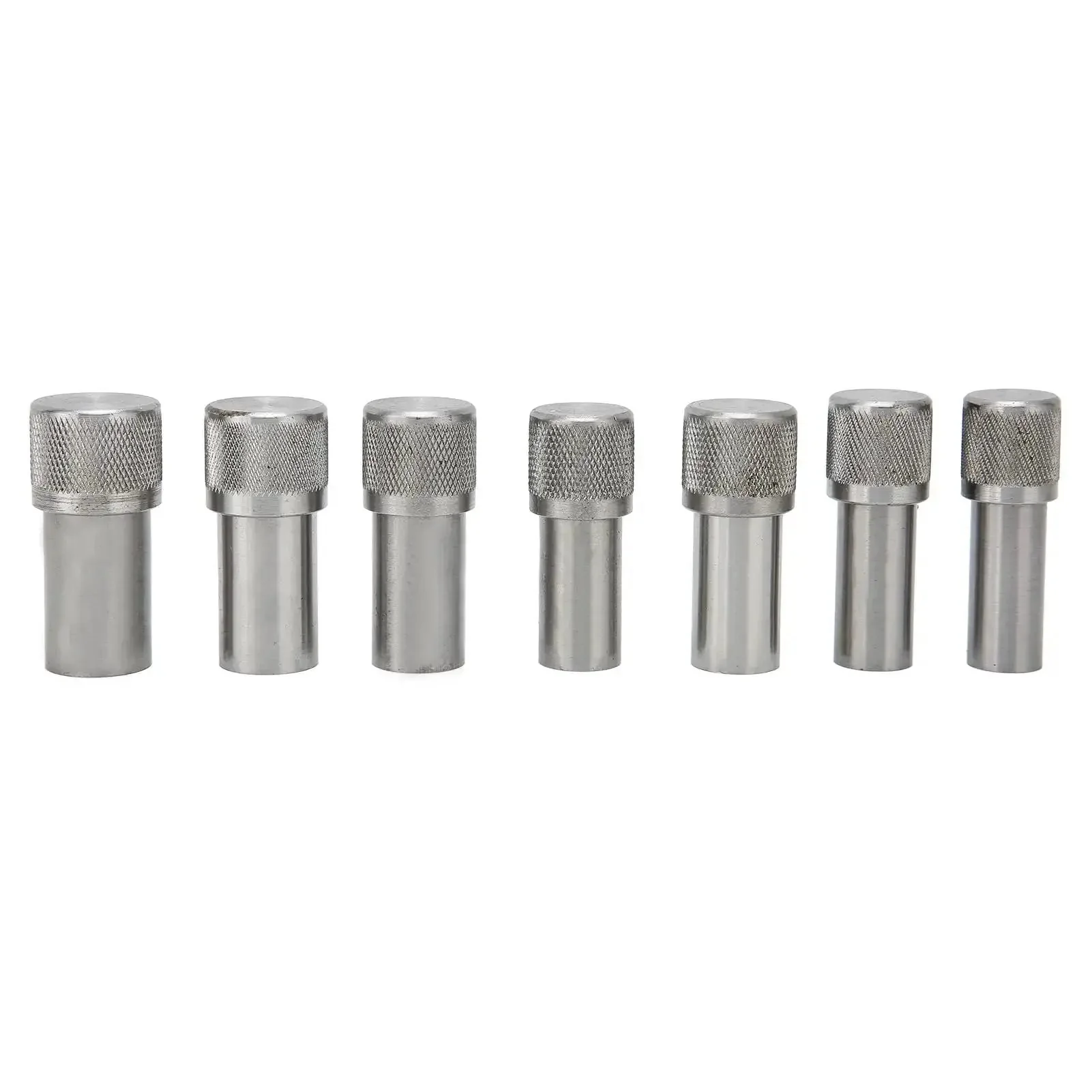 Pro Grade Steel Disc Cutter Set For Jewelry Making With Round Pendant Punch Tool And Six Dies, Flat Bottom For Accurate Punching, Precision Centering, Metal Forming, And Smooth Pendant Crafting - Image 9