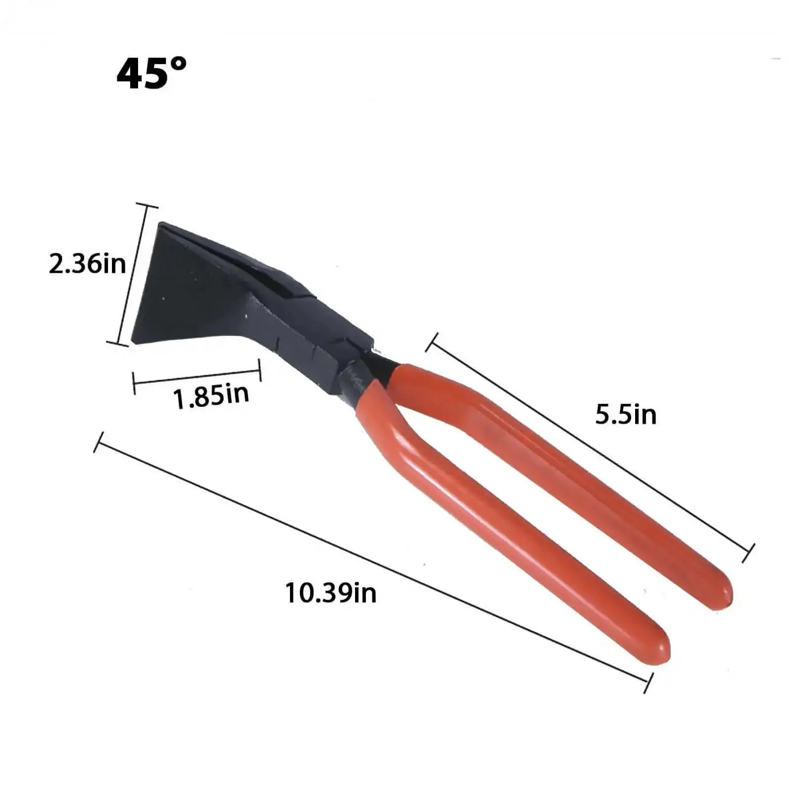 Pro Grade Three Piece Hand Seamers Set For Sheet Metal, Straight Jaw Bender Plus 45 And 90 Degree Pliers, Durable Carbon Steel With Chromium Finish, Metal Shaping Tools For Bending And Flattening - Image 6