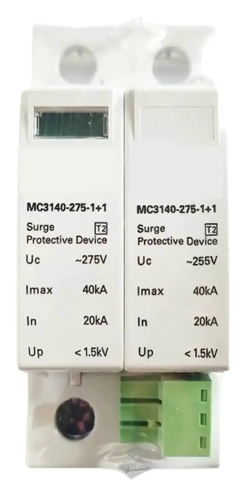 Pro Grade Type 2 Industrial Surge Protector For DIN Rail 1 Plus 1 Protection Voltage Spike Shield For Sensitive Equipment Keeps Power Steady Reliable Performance Energy Stability Heavy Duty Industrial Grade