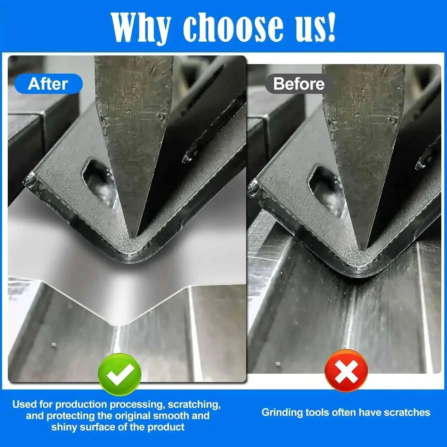 Pro Grade Urethane Die Protection Film For Press Brake Bending, Mark Free Shield That Guards Scratches And Rust From Metal On Metal Contact, Milky White Transparent Film For Easy Alignment, 6 Inch By 0.030 Inch By 100 Foot - Image 5