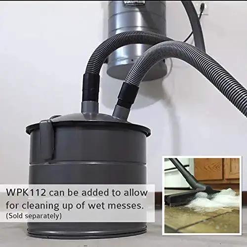 Pro Wall Mounted Garage And Car Vacuum With 50 Ft Hose And Tools, 7 Gallon Capacity, Workhorse Build In Galvannealed Steel, Sealed HEPA Style Bag, Long Lasting Ametek Lamb Motor, Includes Caddy, Hanger And Wands - Image 2