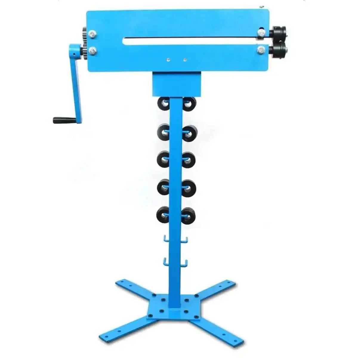 Professional Manual Bead Roller With Six Dies Set For 1.2mm Sheet Metal, Hand Crank Beading Tool, Heavy Duty Metal Bead Roller Machine For Auto Bodywork, Fabrication And DIY Projects - Image 7