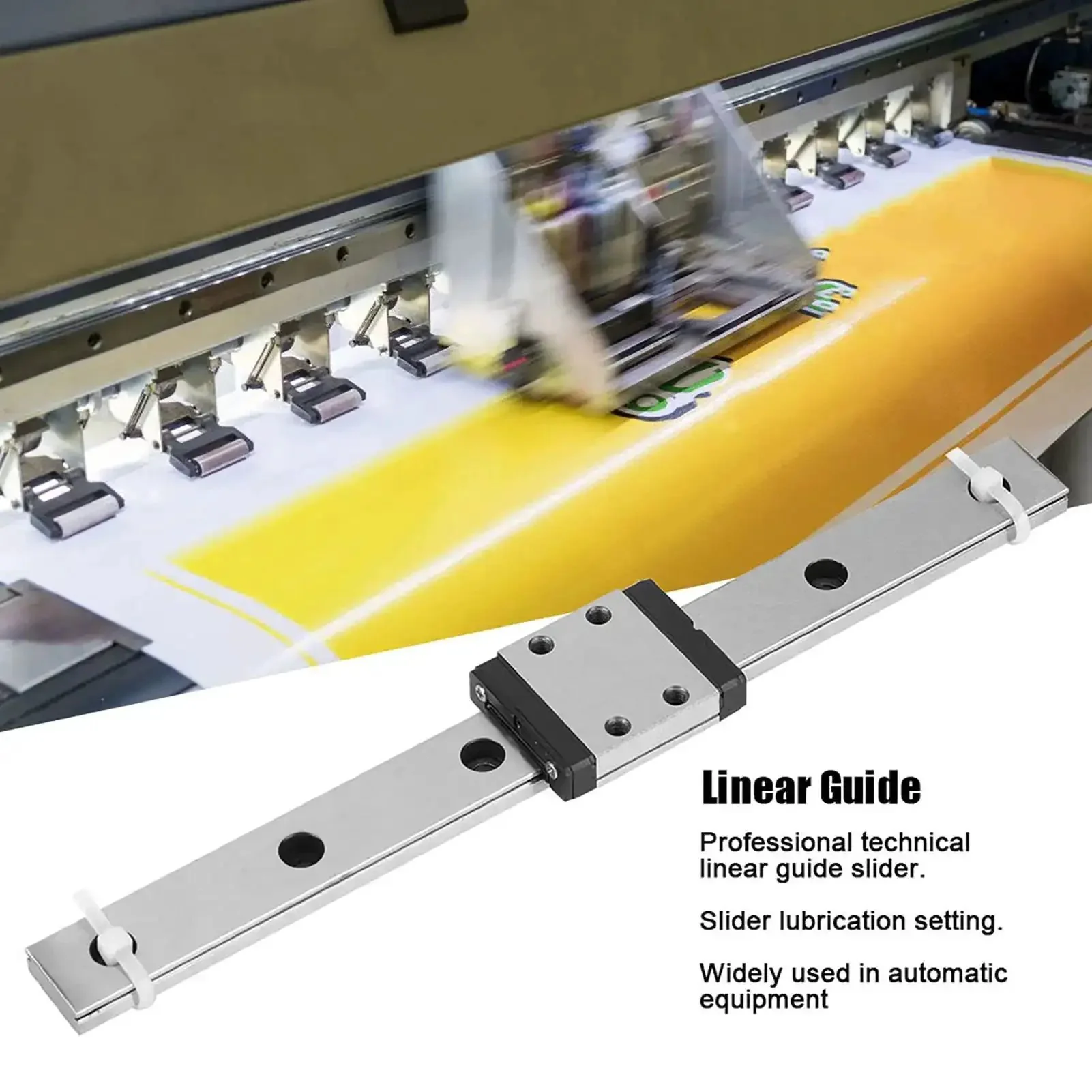 Professional Miniature Linear Guide Slider With High Precision And Smooth Motion Hardened Rail Block For CNC Machinery And Automation Systems 170mm Length Micrometer Level Accuracy - Image 4