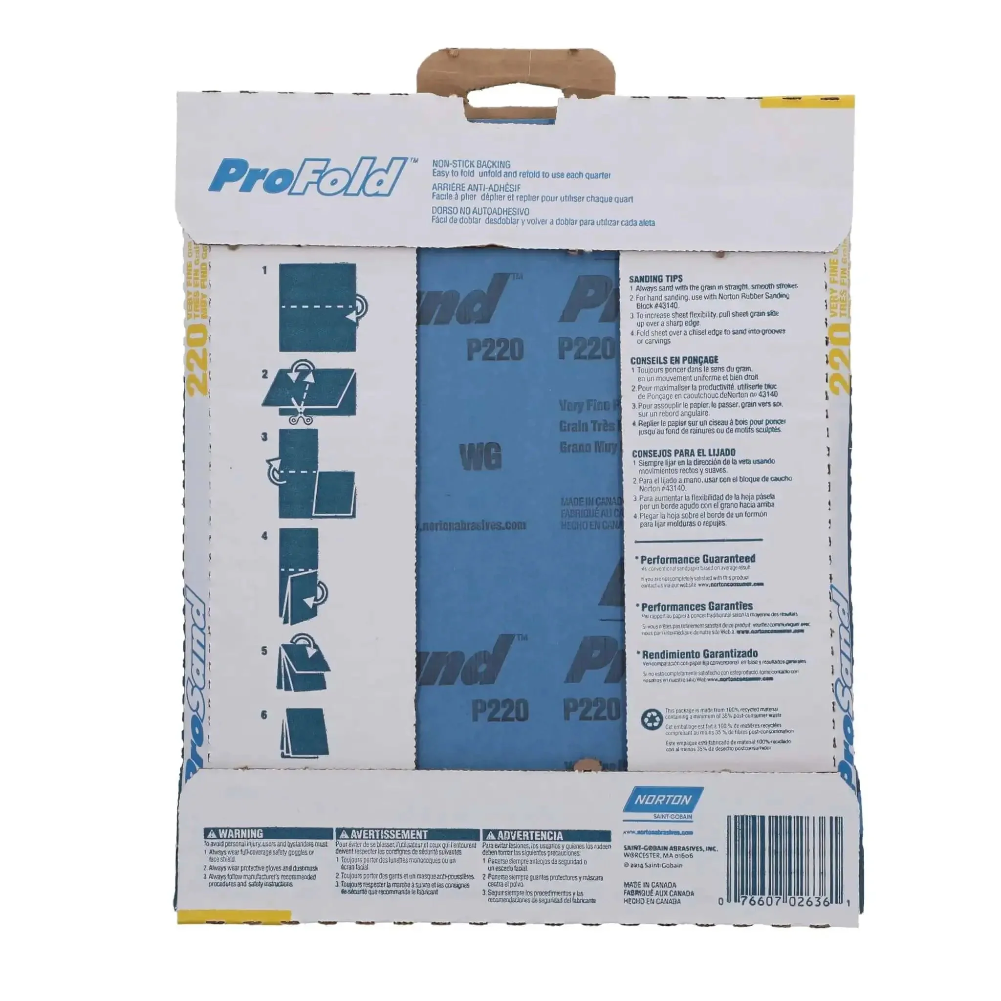 ProSand 11 Inch By 9 Inch Sanding Sheet 220 Grit Very Fine Aluminum Oxide Abrasive With Durable Paper Backing For Fast Cutting And Long Life Your Go To Woodworking Sandpaper For Finishing And Detail Work - Image 2