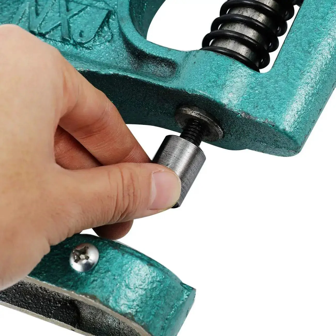 Punching Die Set for Hand Press Grommet Machine With 6mm 10mm 12mm Eyelet Hole Punch Tools, Pointed Type for Material 1-9mm Thick, Flat Head for 10mm or Thicker, Ideal for Leather Canvas Tarps - Image 6