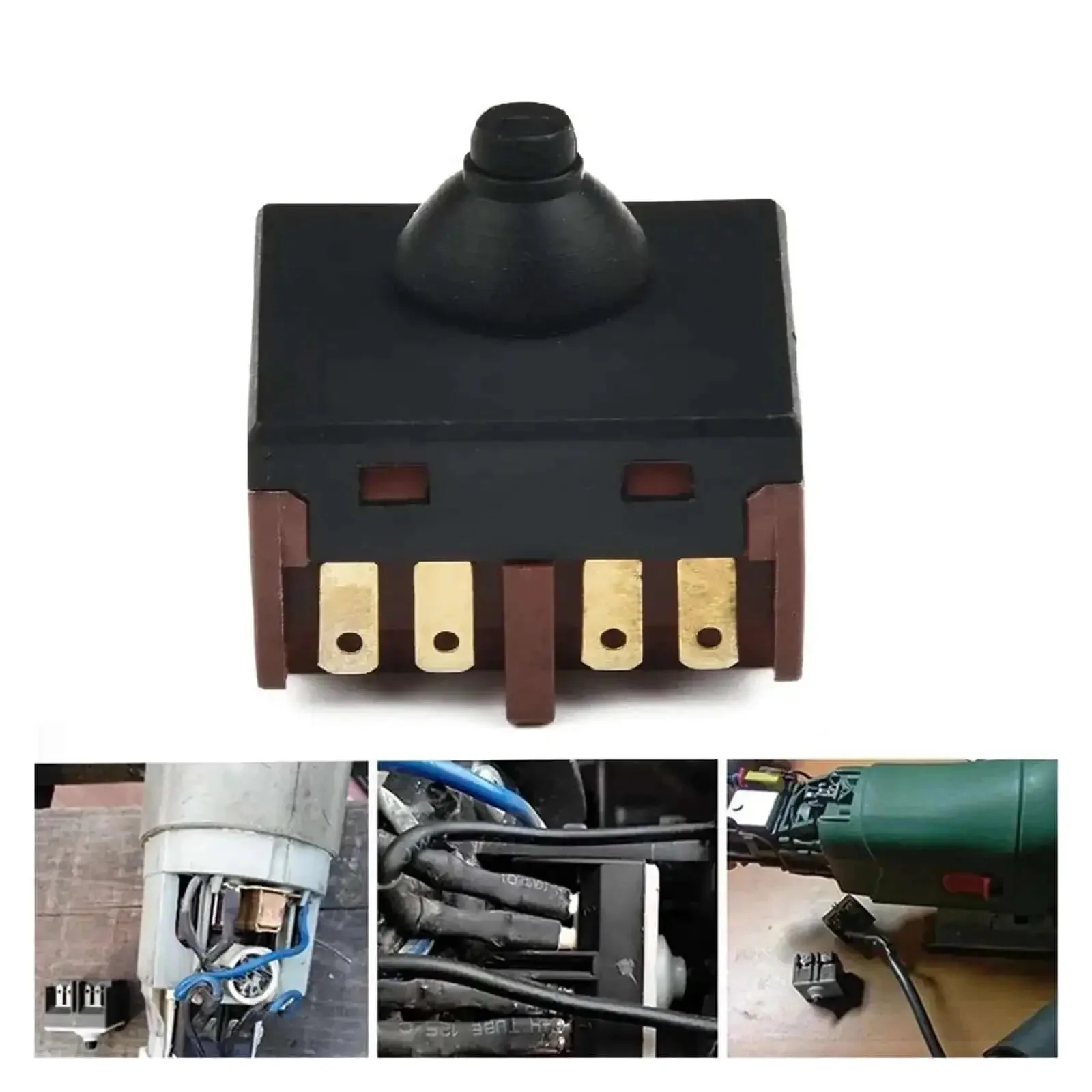 Push Button Switch For Angle Grinder And 4 Inch Polisher Pro Grade Heavy Duty Power Tool Replacement Part Easy On Off Quick Install And Durable Upgrade - Image 2