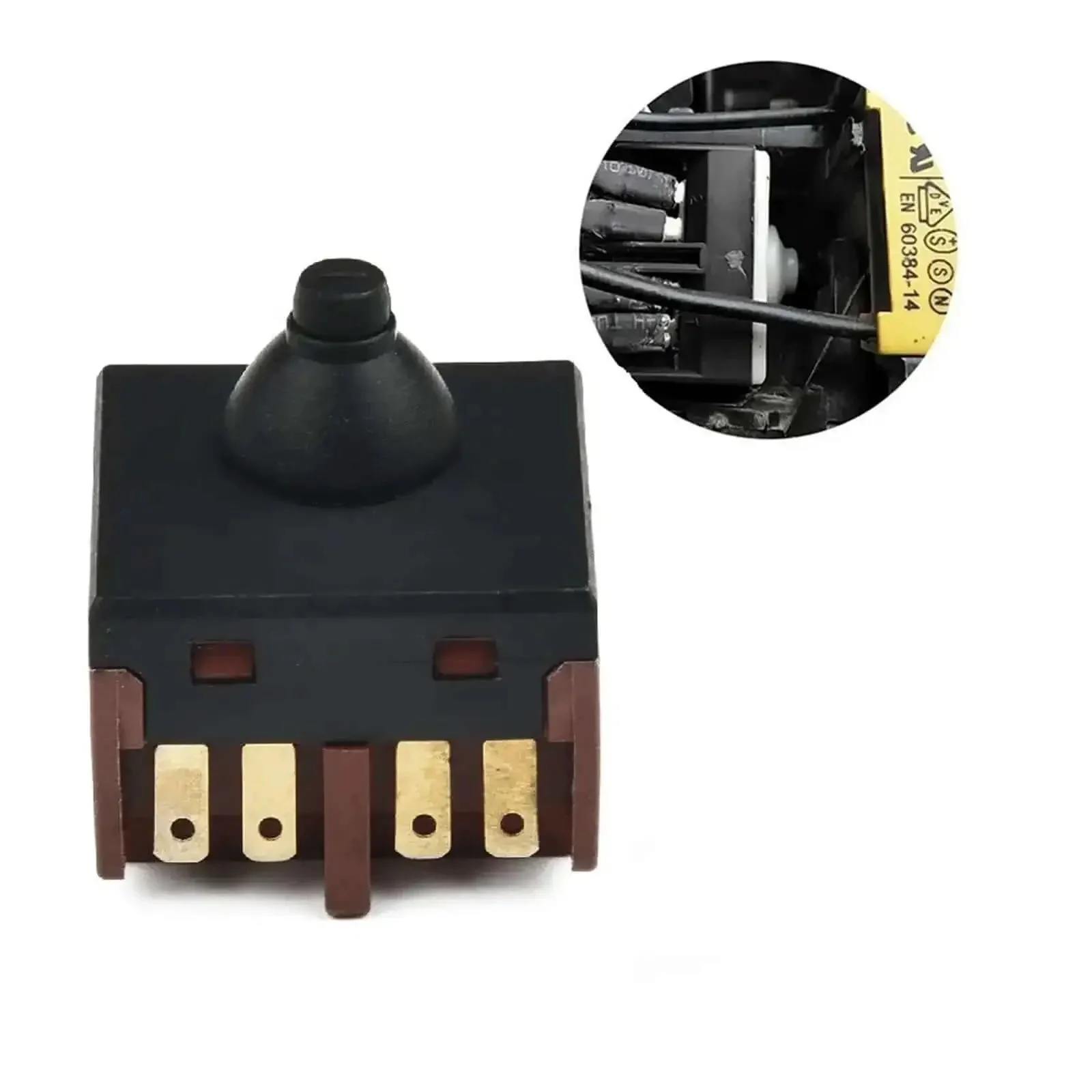 Push Button Switch For Angle Grinder And 4 Inch Polisher Pro Grade Heavy Duty Power Tool Replacement Part Easy On Off Quick Install And Durable Upgrade - Image 3