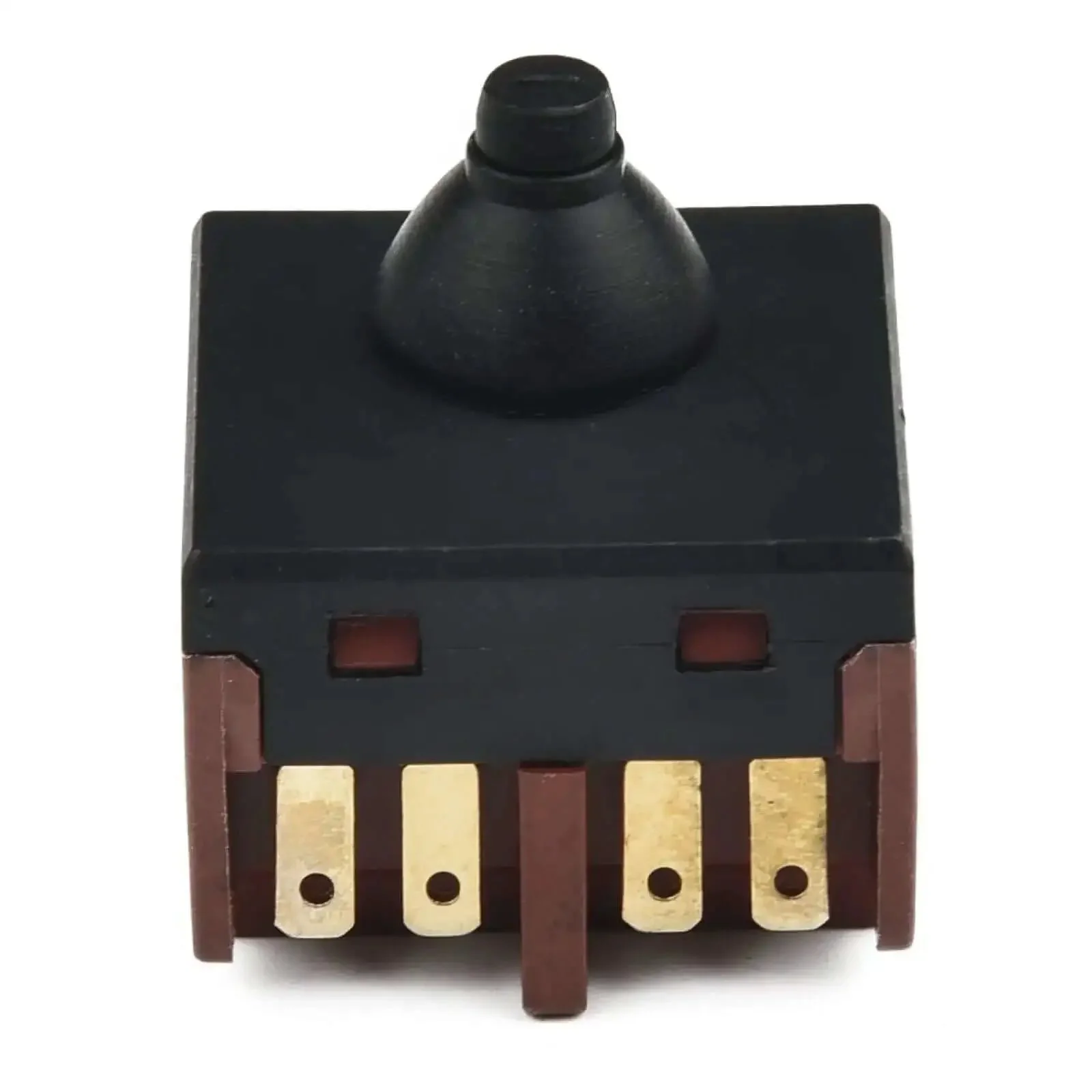 Push Button Switch Replacement For 100mm Angle Grinder 4 Inch Grinder Part Durable Black Accessory Ideal For Polisher And Grinder Maintenance No Fuss Replacement 2.5 X 2.5 Cm Size