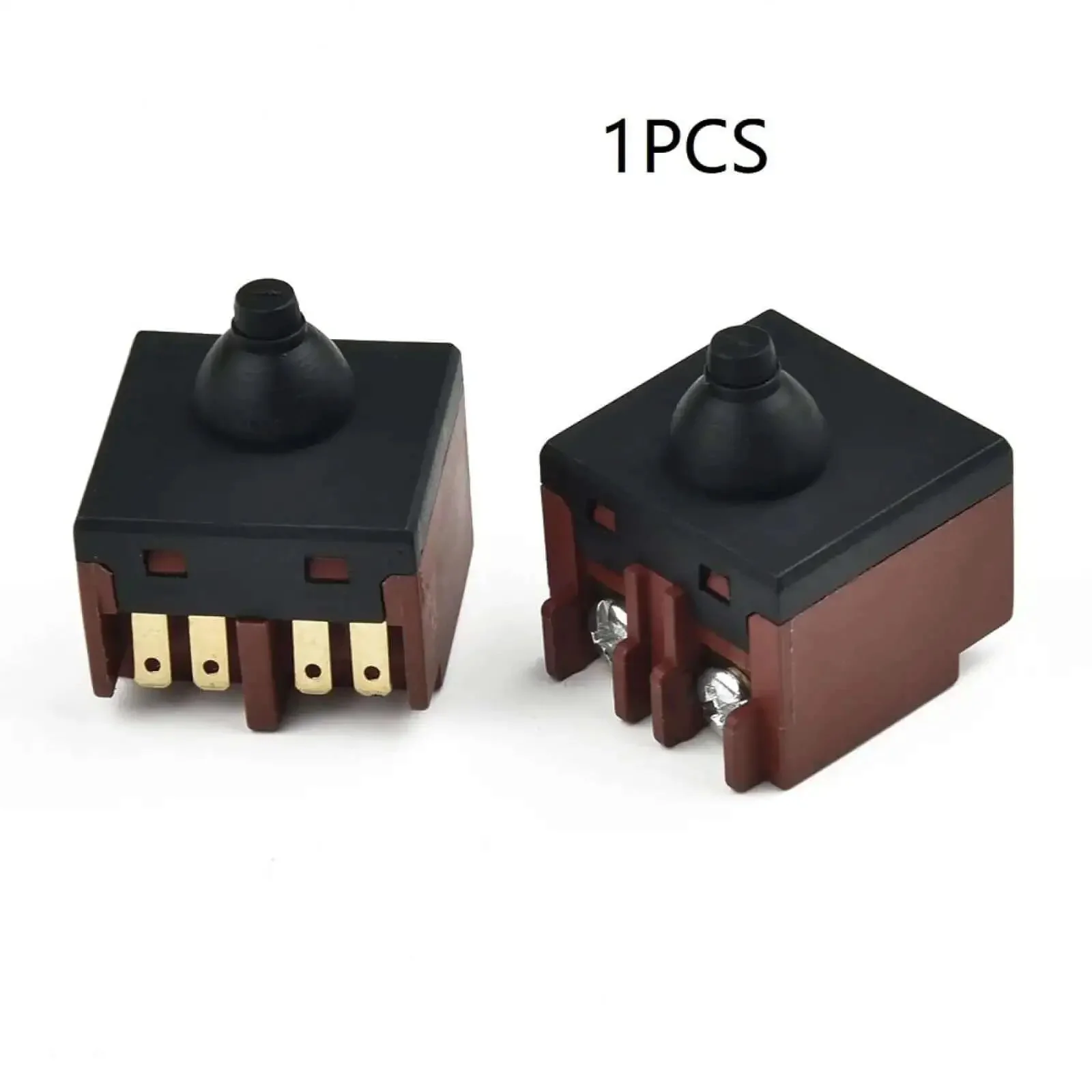 Push Button Switch Replacement For 100mm Angle Grinder 4 Inch Grinder Part Durable Black Accessory Ideal For Polisher And Grinder Maintenance No Fuss Replacement 2.5 X 2.5 Cm Size - Image 5