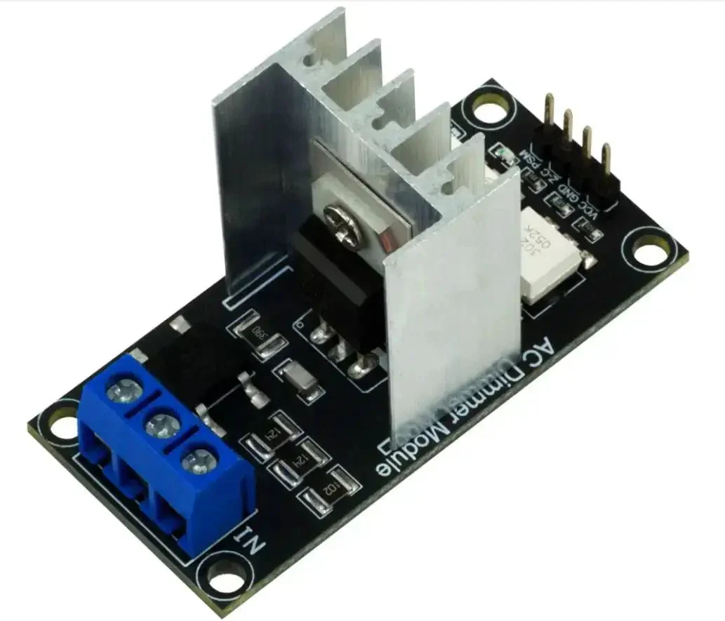PWM AC Dimmer Module Controller 110V To 220V 50 To 60 Hz With 3.3V To 5V Logic Plug And Play Light Dimmer For Arduino Raspberry Pi STM ARM AVR DIY Friendly Controller For Controlling AC Motors Pumps And Tools - Image 4