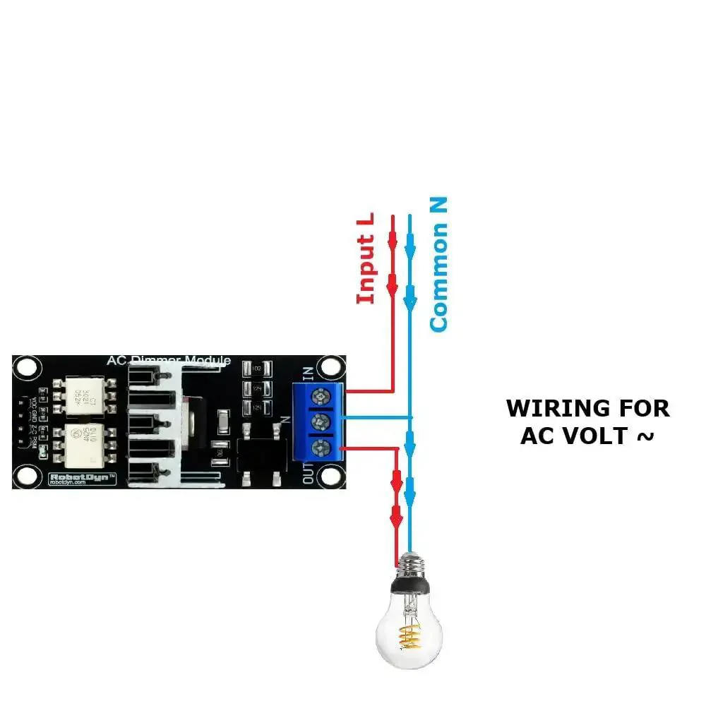 PWM AC Programmable Light Dimmer Module 110V To 220V With Heat Sink For Arduino Raspberry Pi STM ARM AVR Compatible 50 60Hz 3V3 5V Logic Makers DIYers And Home Automation - Image 2