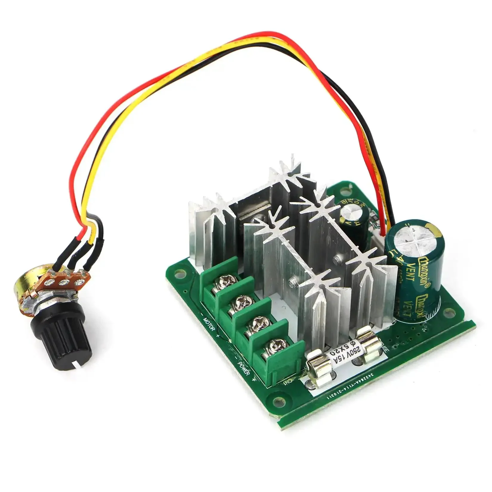 PWM DC Brushed Motor Speed Controller 6V-90V, 8A Continuous Current (15A Peak), 0-100 Speed Control With 16kHz PWM, 0-5V Analog PLC Control, Reverse Polarity Protection, Perfect For DIY Robotics And Industrial Automation