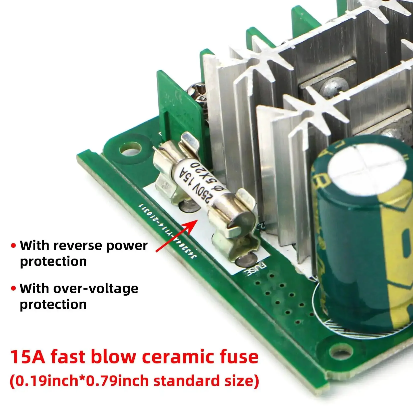 PWM DC Brushed Motor Speed Controller 6V-90V, 8A Continuous Current (15A Peak), 0-100 Speed Control With 16kHz PWM, 0-5V Analog PLC Control, Reverse Polarity Protection, Perfect For DIY Robotics And Industrial Automation - Image 5
