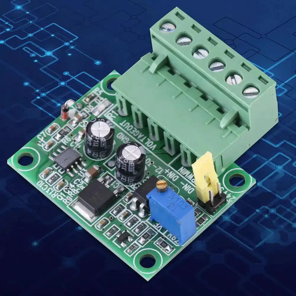PWM To Analog Converter Module 0-10V Output For PLC And Industrial Control, Accepts 5V Or 24V PWM Input, Adjustable 0-10V Or 0-5V Analog Voltage, 100Hz-3kHz Range, Great For Automation Panels And Projects - Image 2